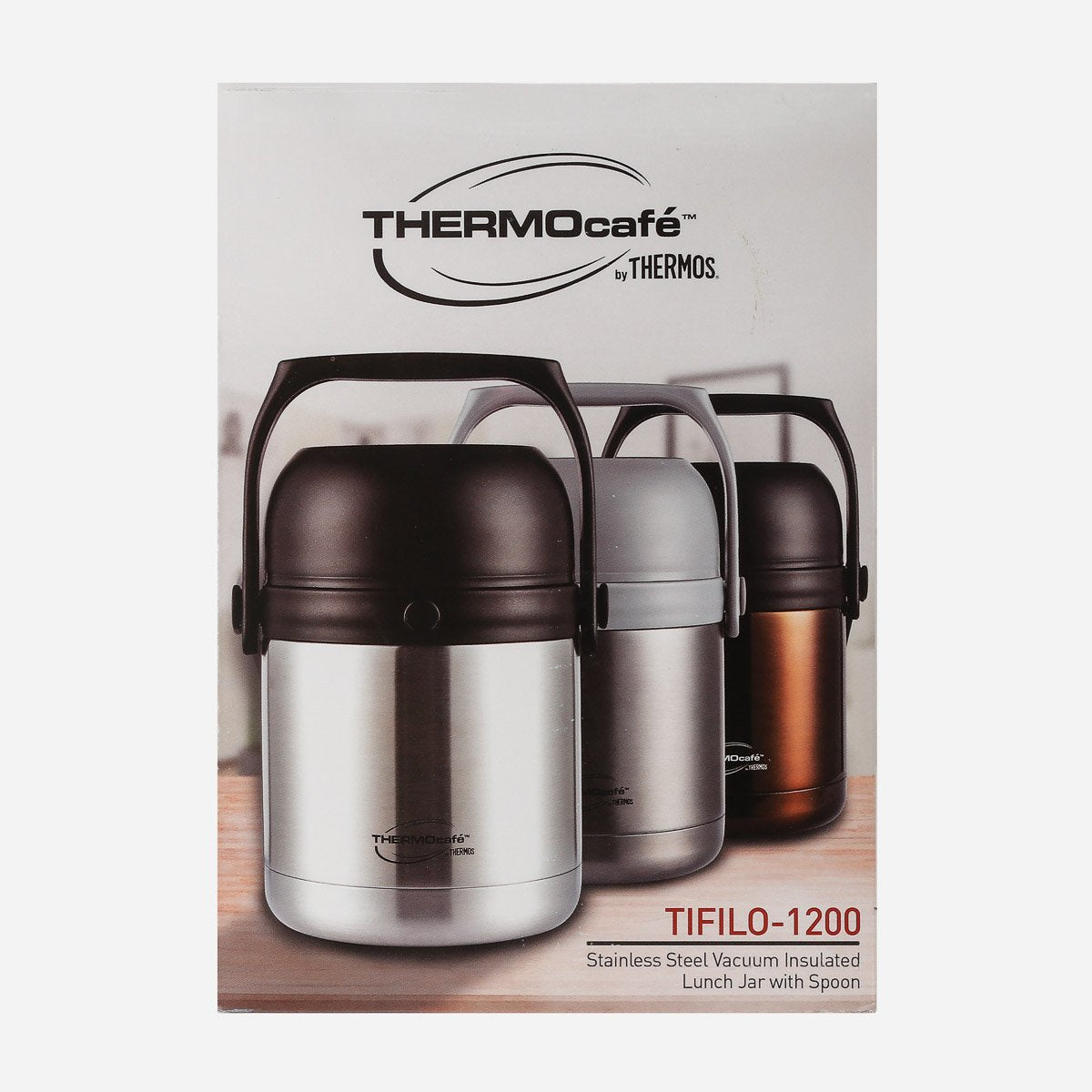 Thermos Lunch Set Tifilo 1200 - Brown