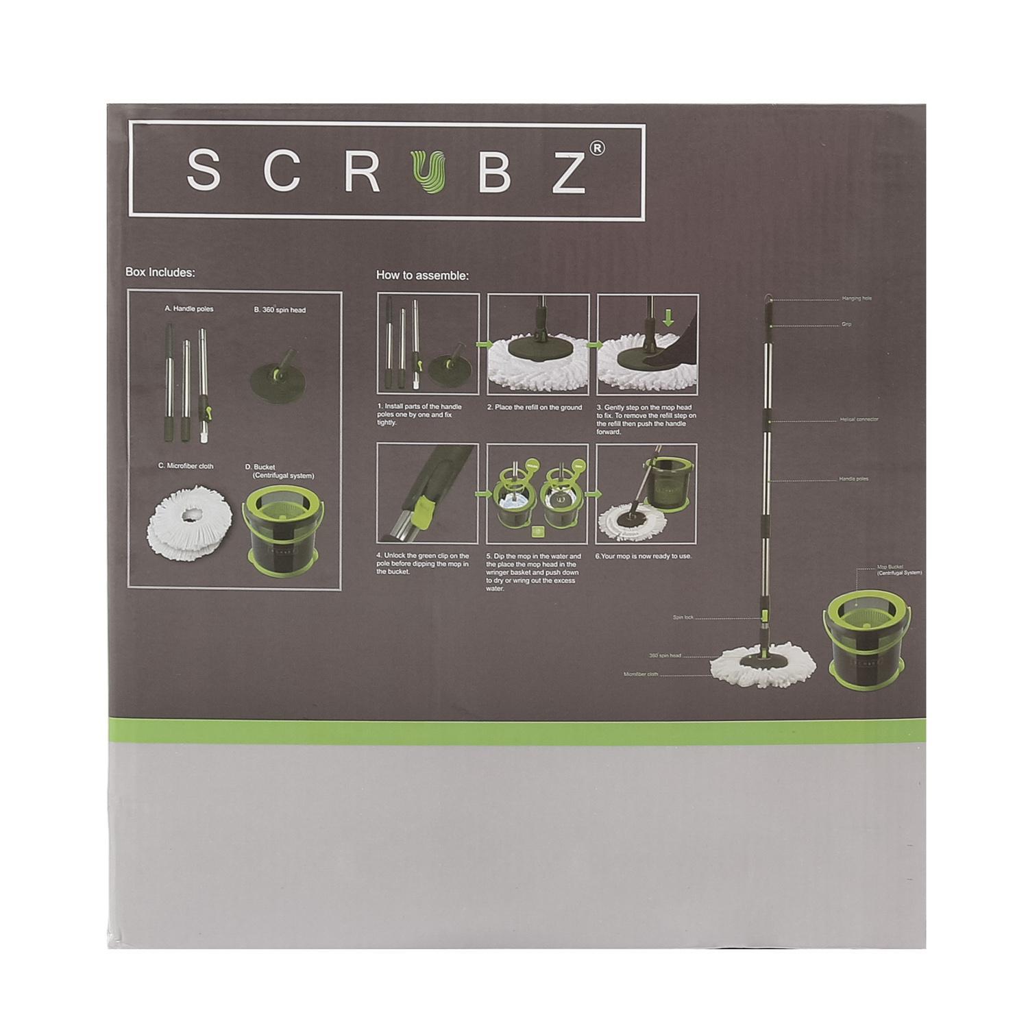 Scrubz Single Bucket Spin Mop