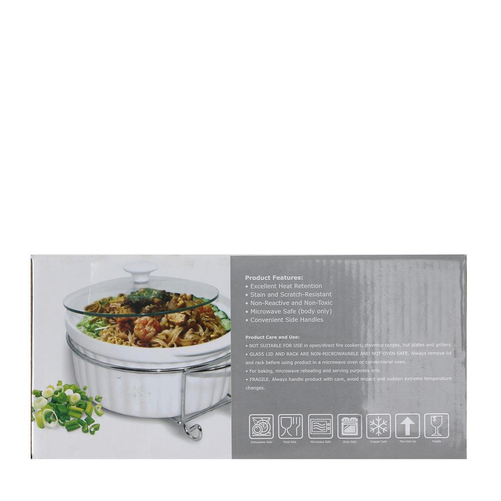 Hosh Gresham Casserole with Glass Lid - 2L