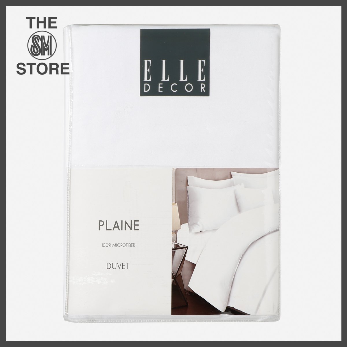 Elle Decor Plaine Full Size Duvet Cover 80x90in. - White