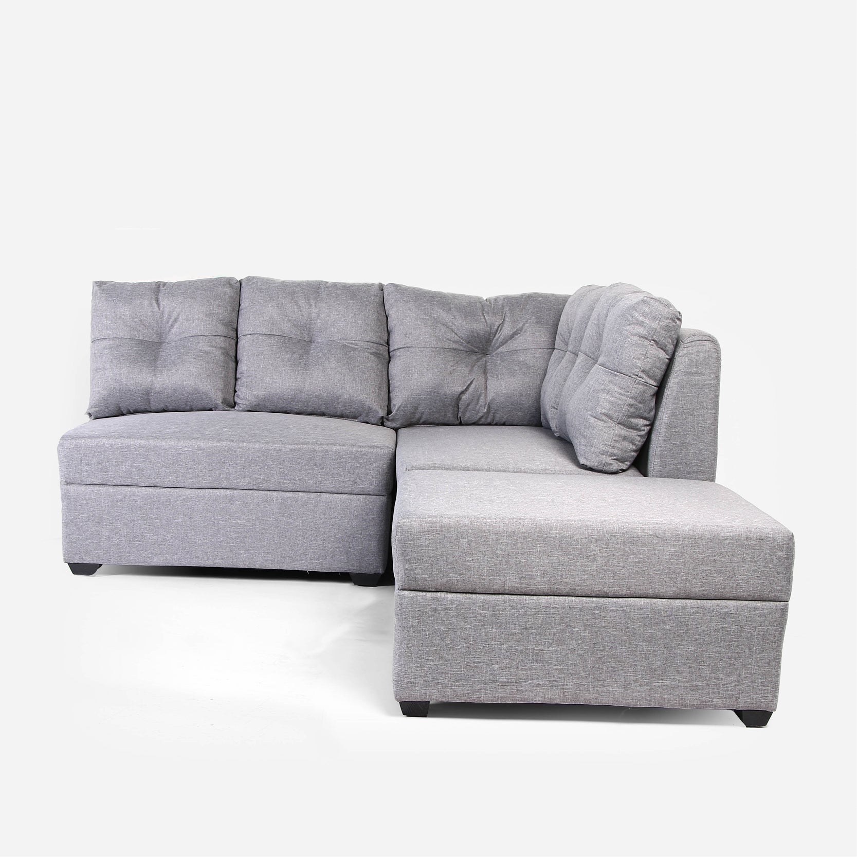 SM Home Cheer Sectional Sofa Set - Warner Ash