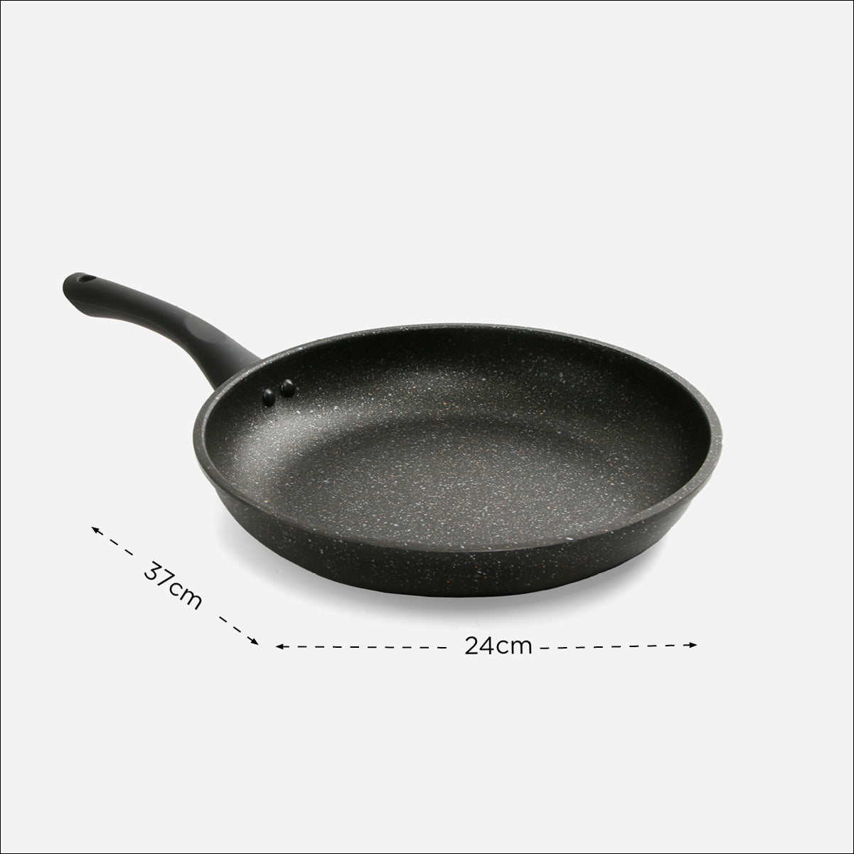 Metro Primera Stoneware Aluminum Dutch Oven Fry Pan - 24cm
