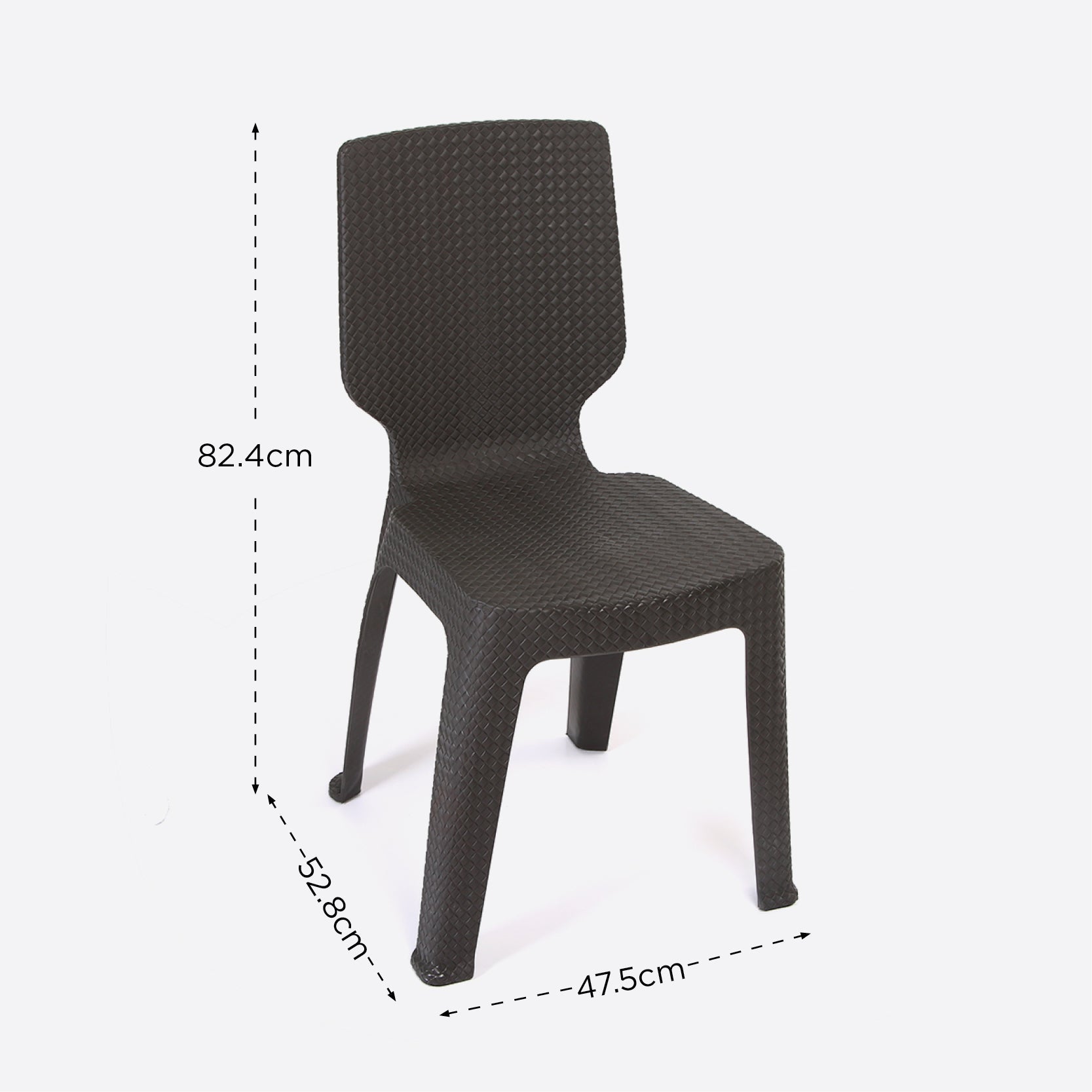 Megabox Boho Series Stackable Chair - Brown