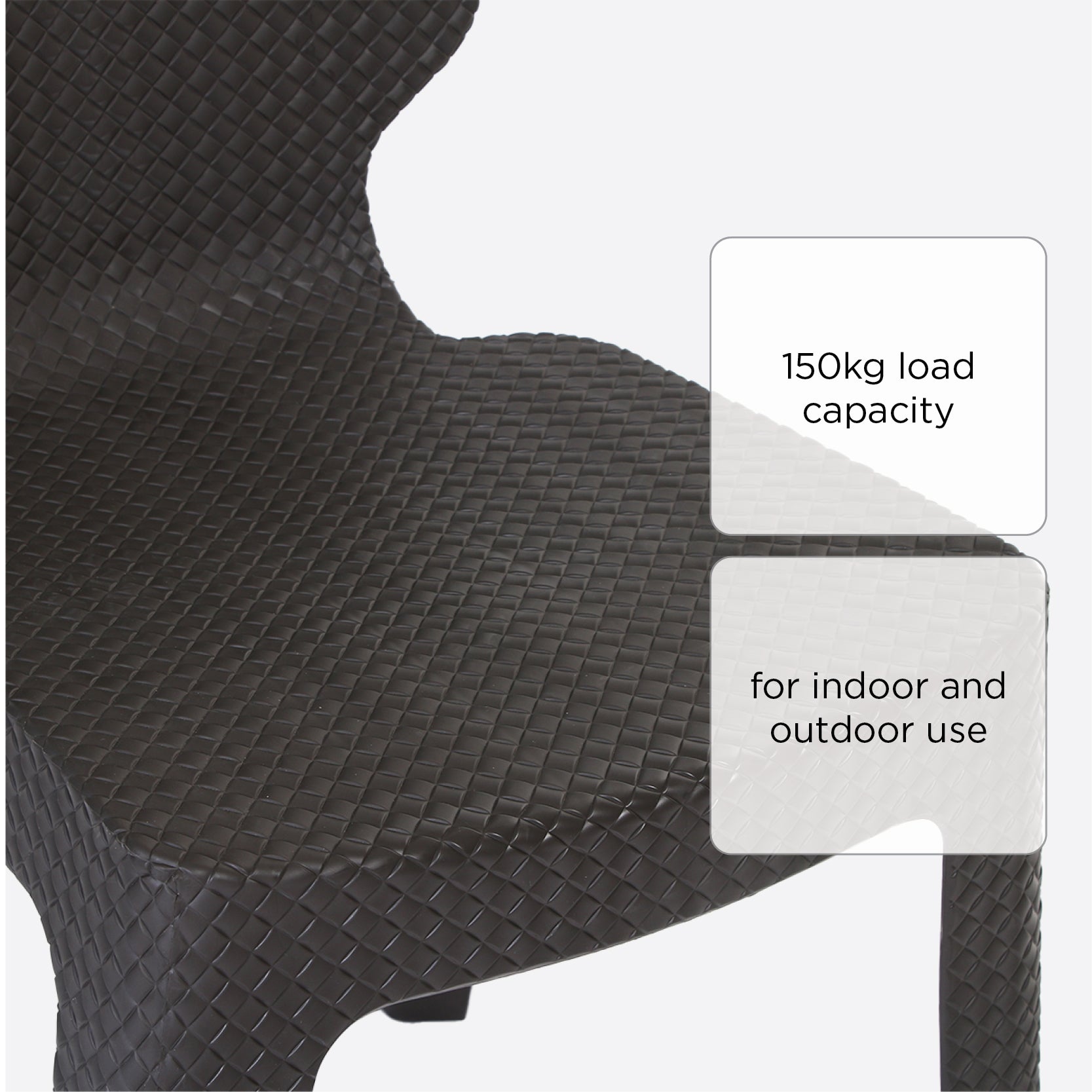 Megabox Boho Series Stackable Chair - Brown