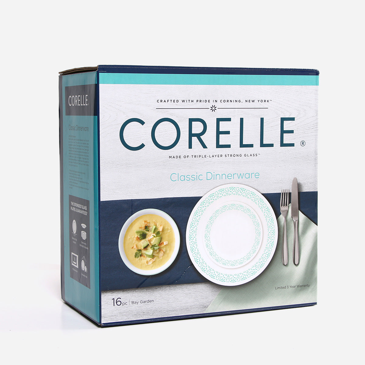 Corelle 16-Piece Classic Dinnerware Set - Bay Garden