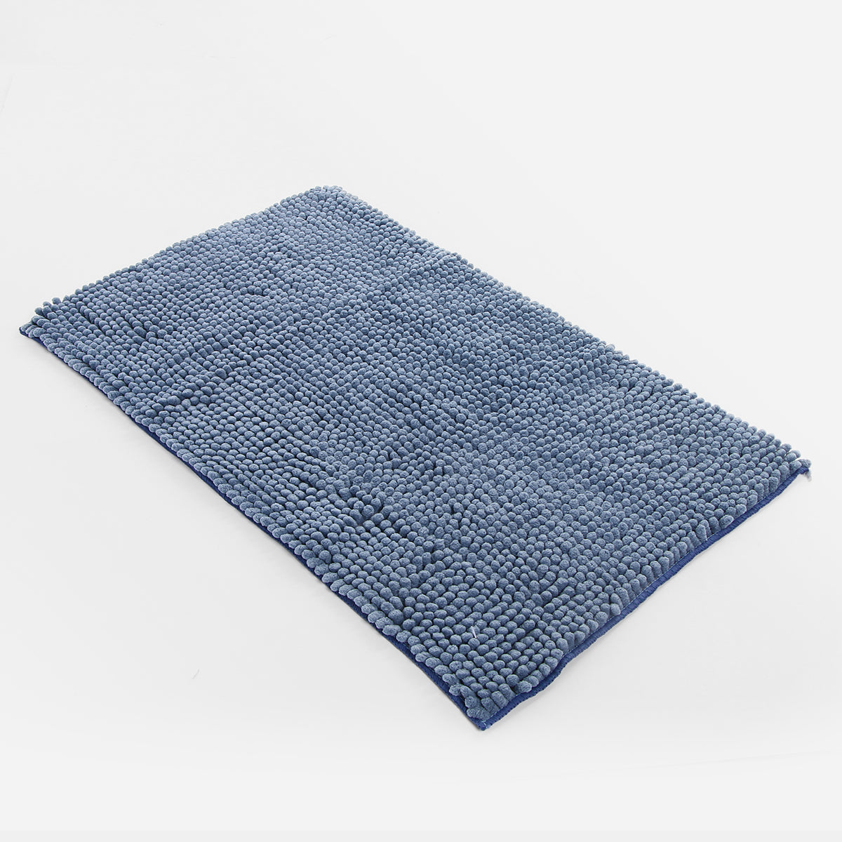 Hosh Chenille Bath Mat (Midnight Blue) - 40x70 cm