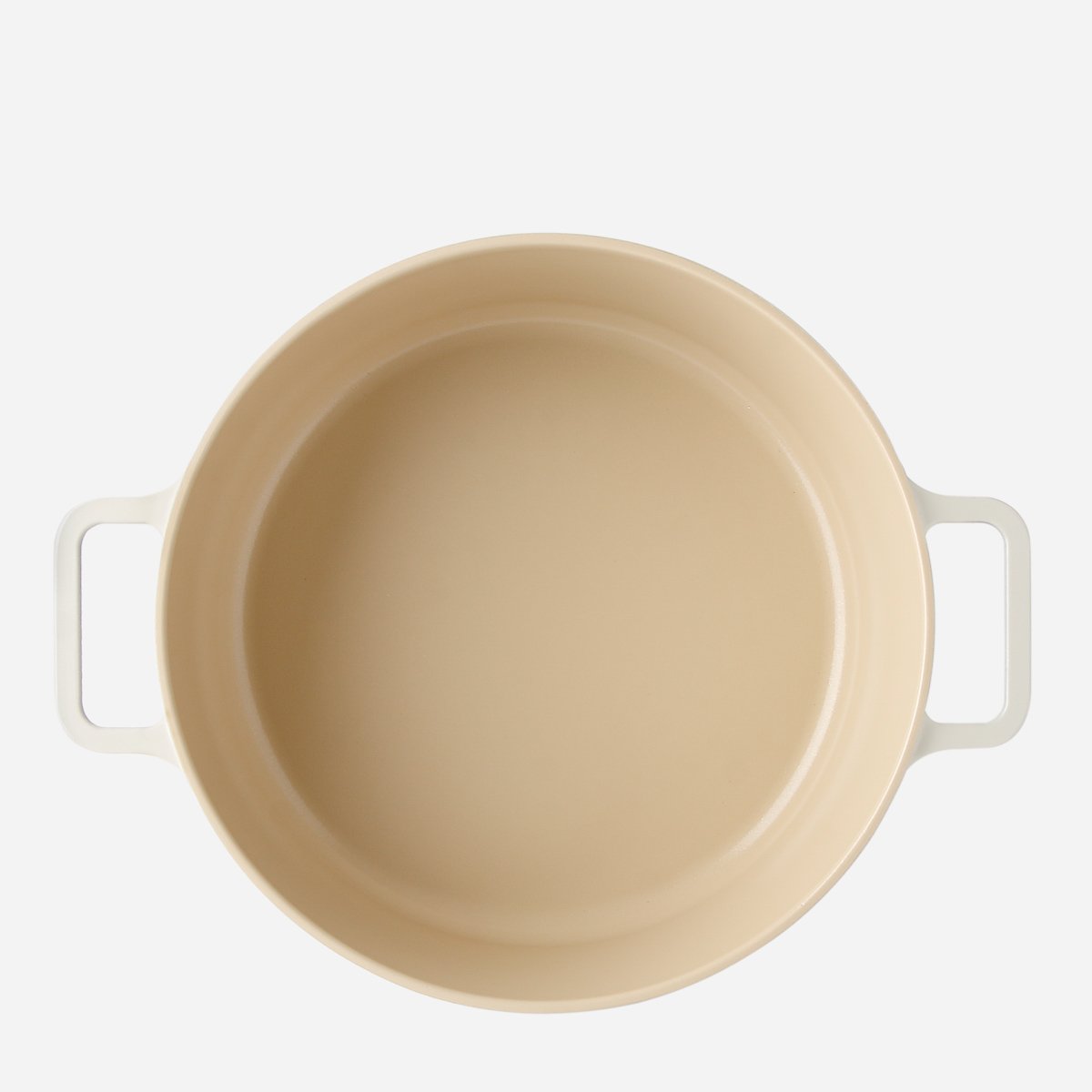 Neoflam Fika Cast Aluminum Stock Pot with Glass Lid 22cm - Sahara Sand