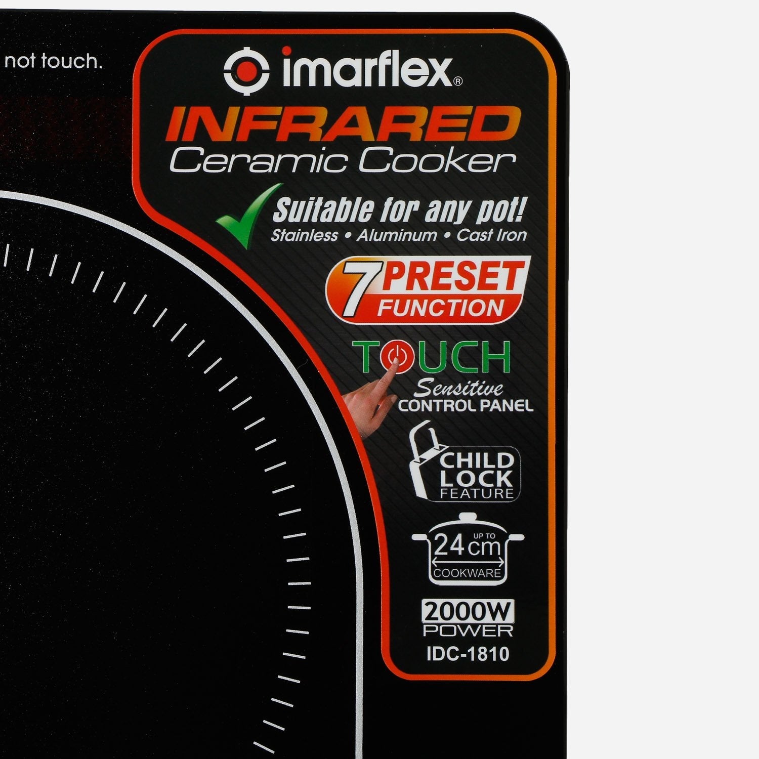 Imarflex Infrared Digital Ceramic Cooker IDC-1810