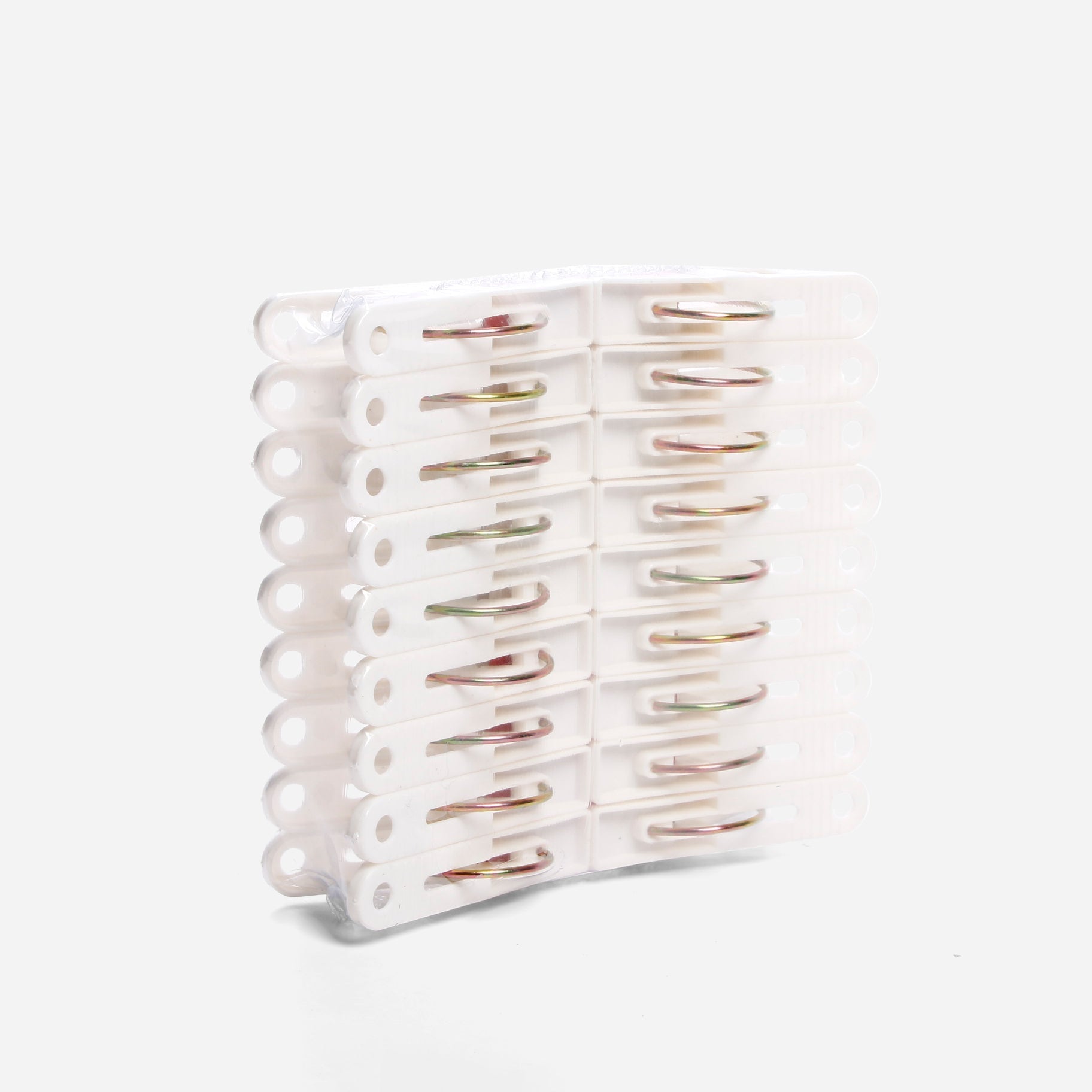 Hosh 18-Piece Laundry Clips – White