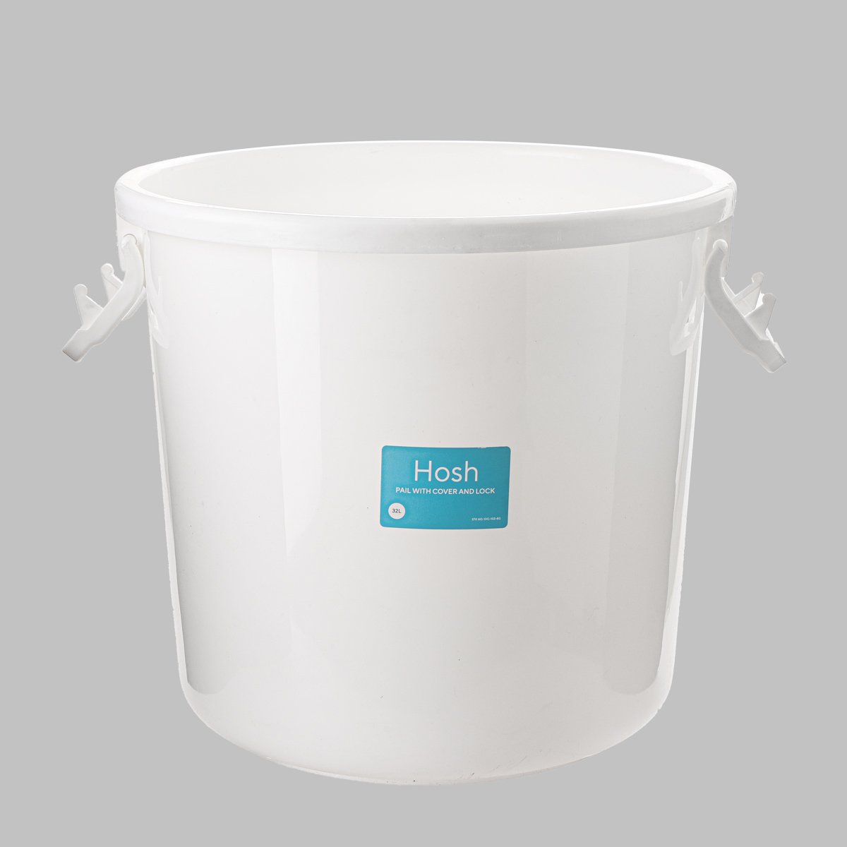 Hosh Pail with Cover 32L – White