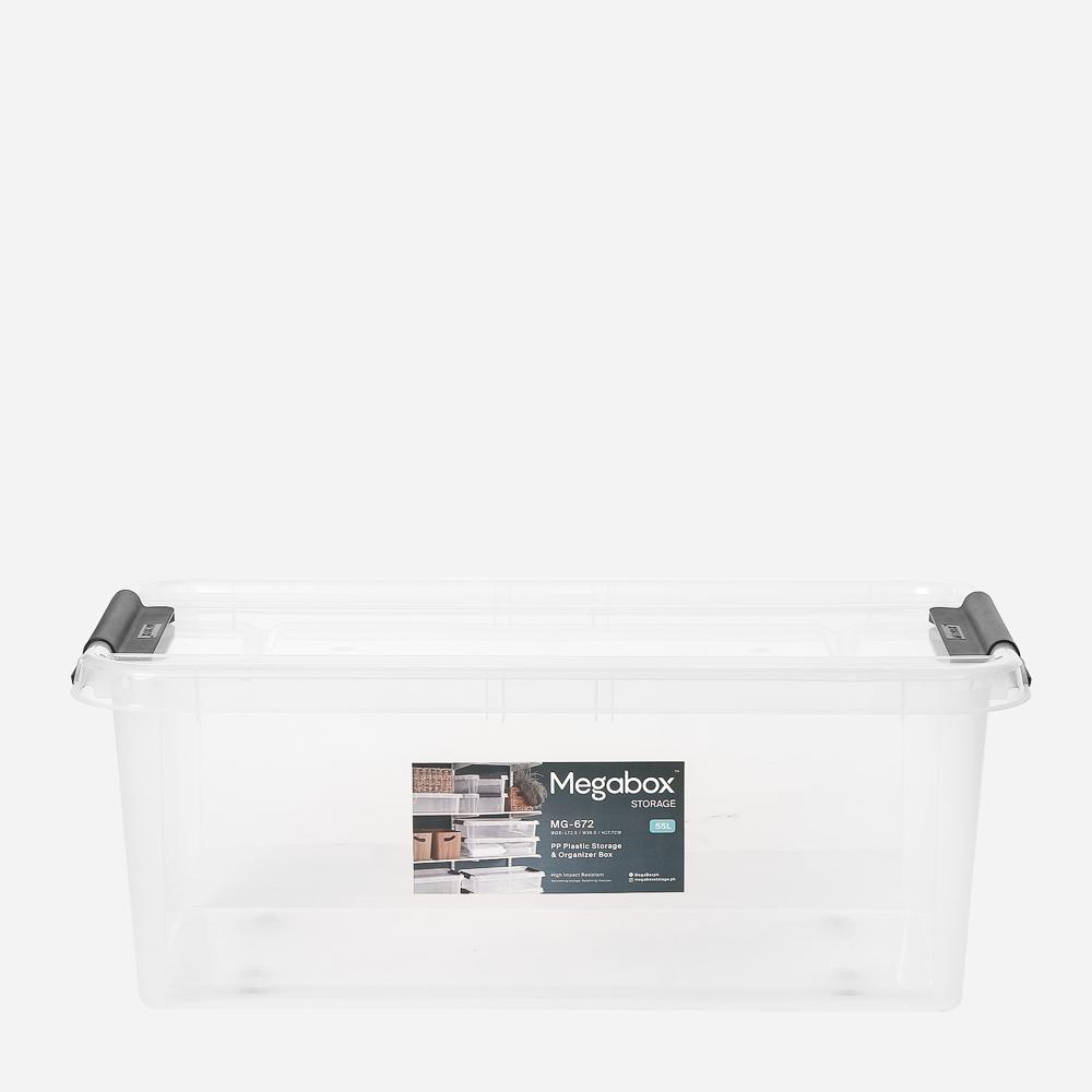 Megabox MG 672 Storage Box 55L Ð Clear