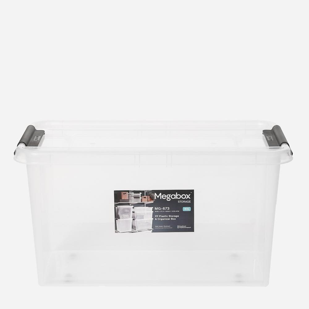 Megabox MG 673 Storage Box 80L – Clear