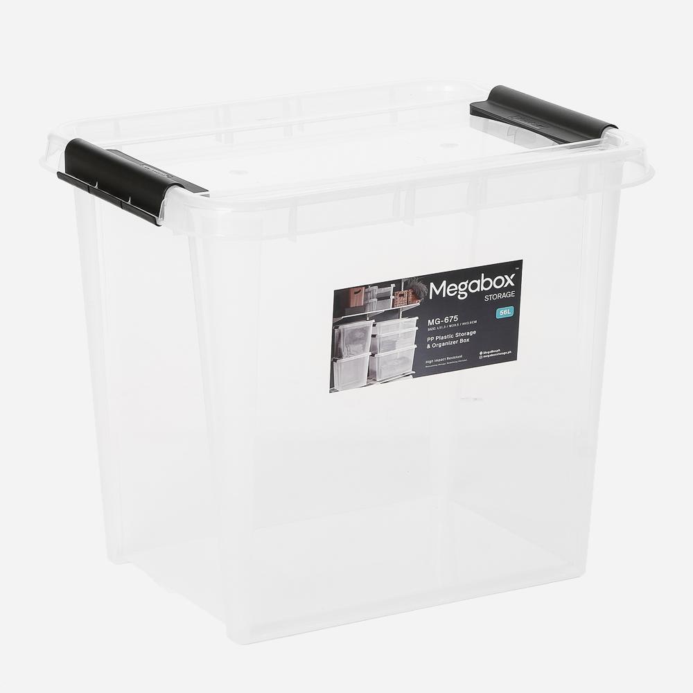 Megabox MG 675 Storage Box 56L – Clear