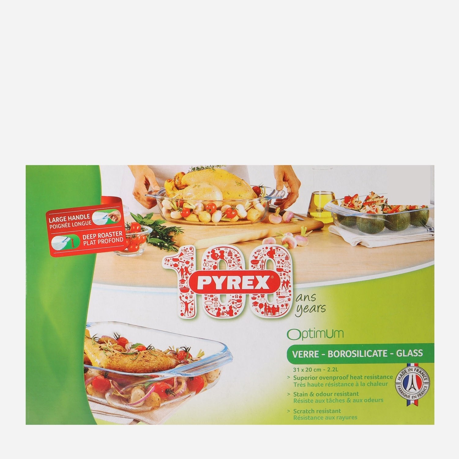 Pyrex Rectangular Roaster - 2.2L