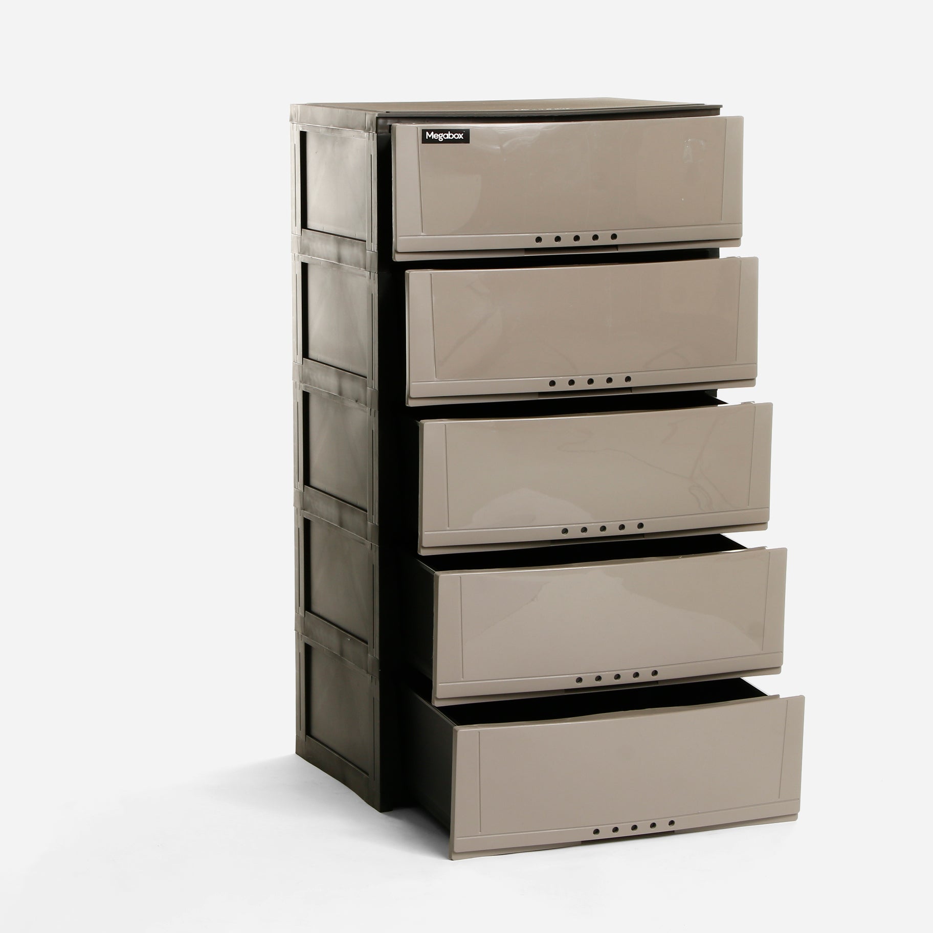Megabox Modish Drawer (Gray) - 5 Layers