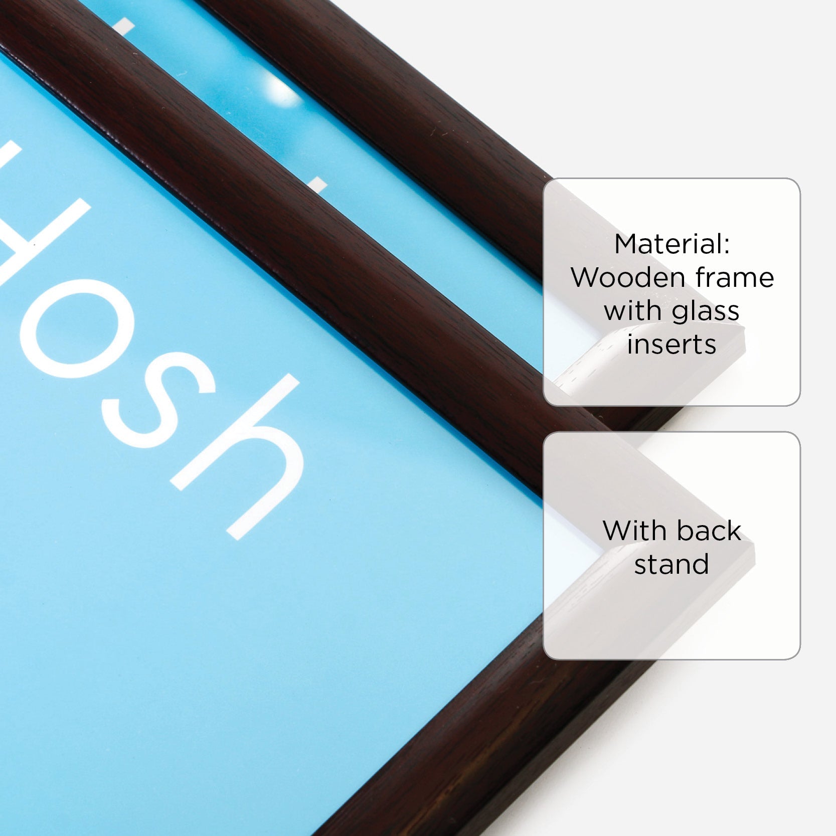 Hosh Buy 1 Take 1 Photo Frame Set (Black) - 8x10in