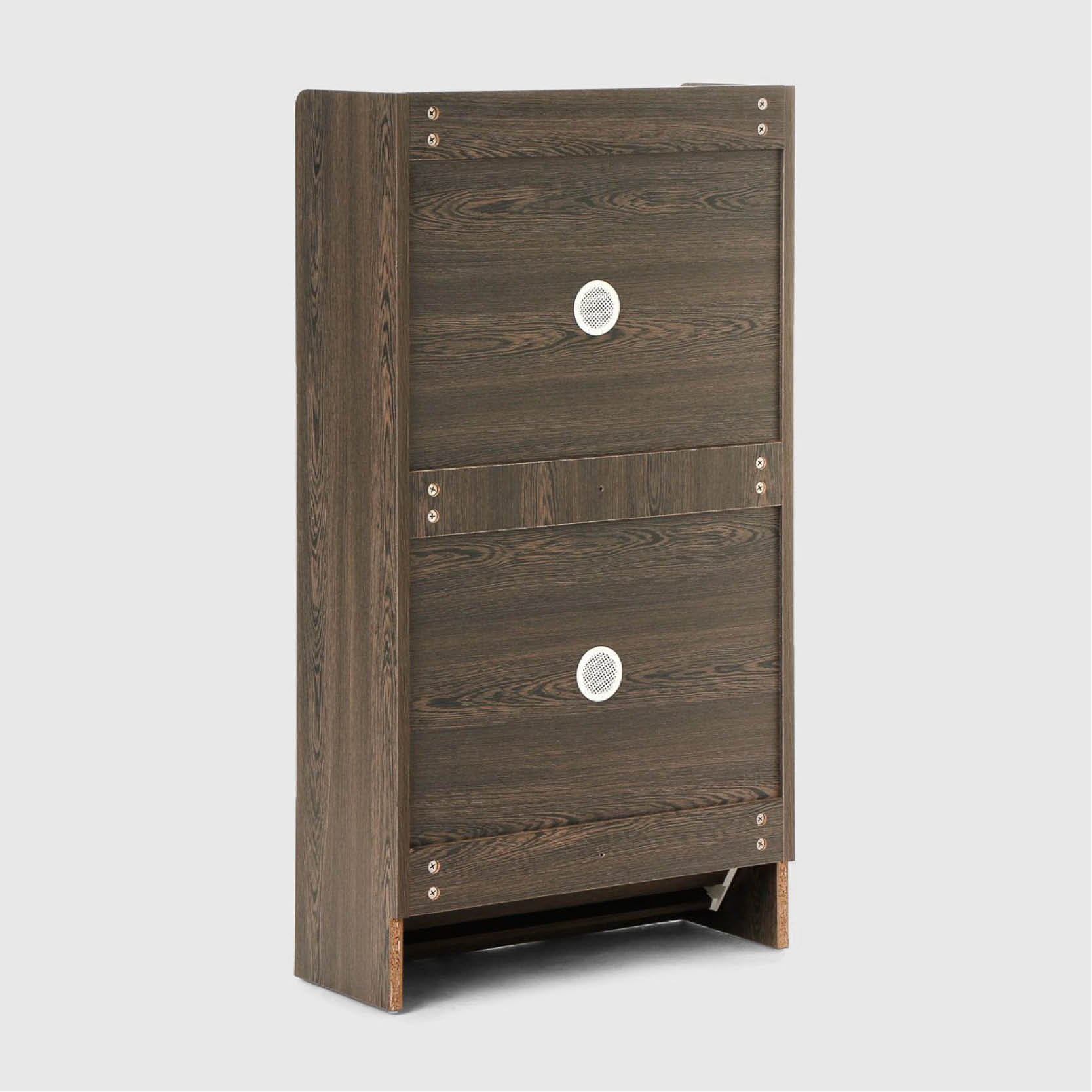 Hosh Slim Shoe Cabinet - Black Ash