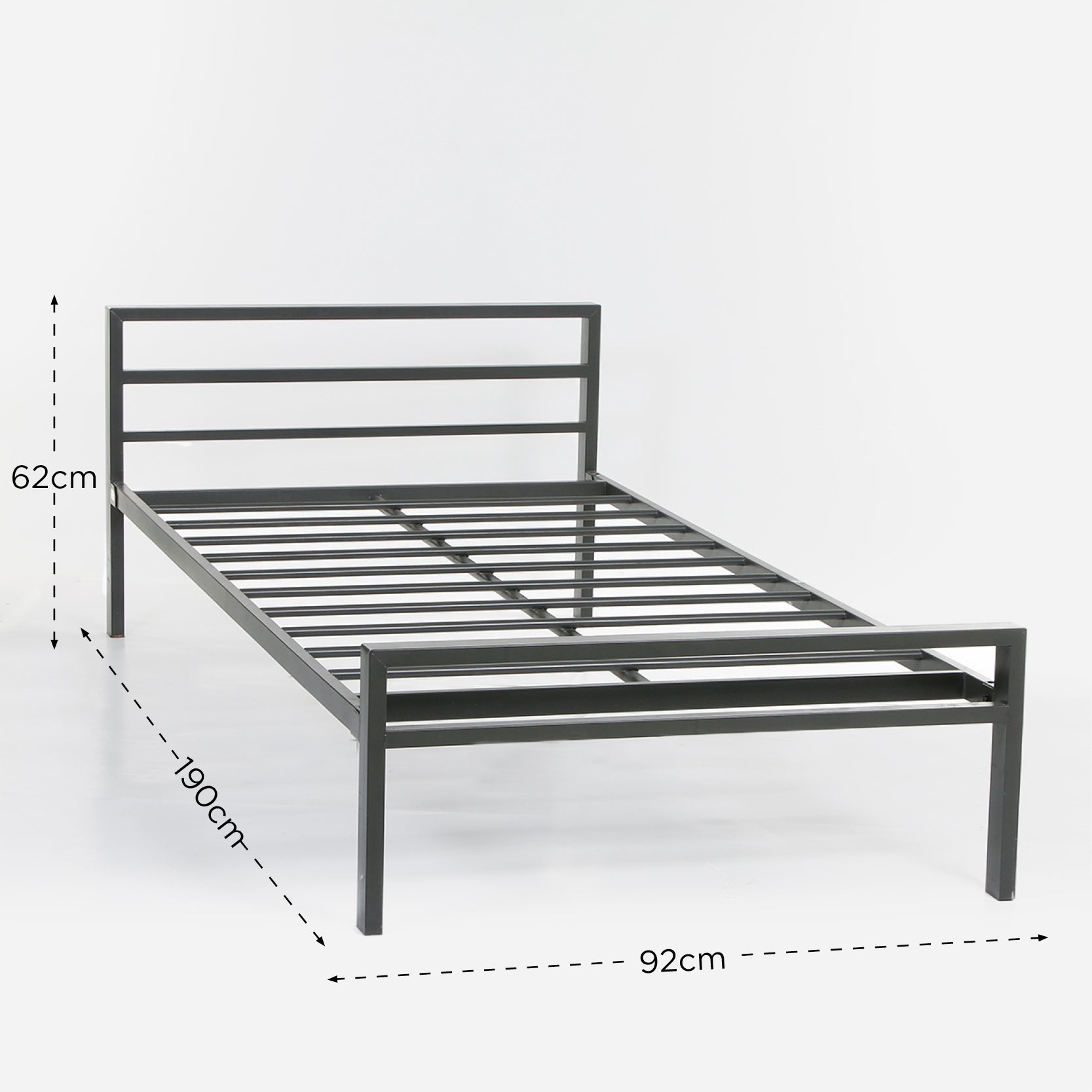 Hosh Metal Bed Single - 36x75