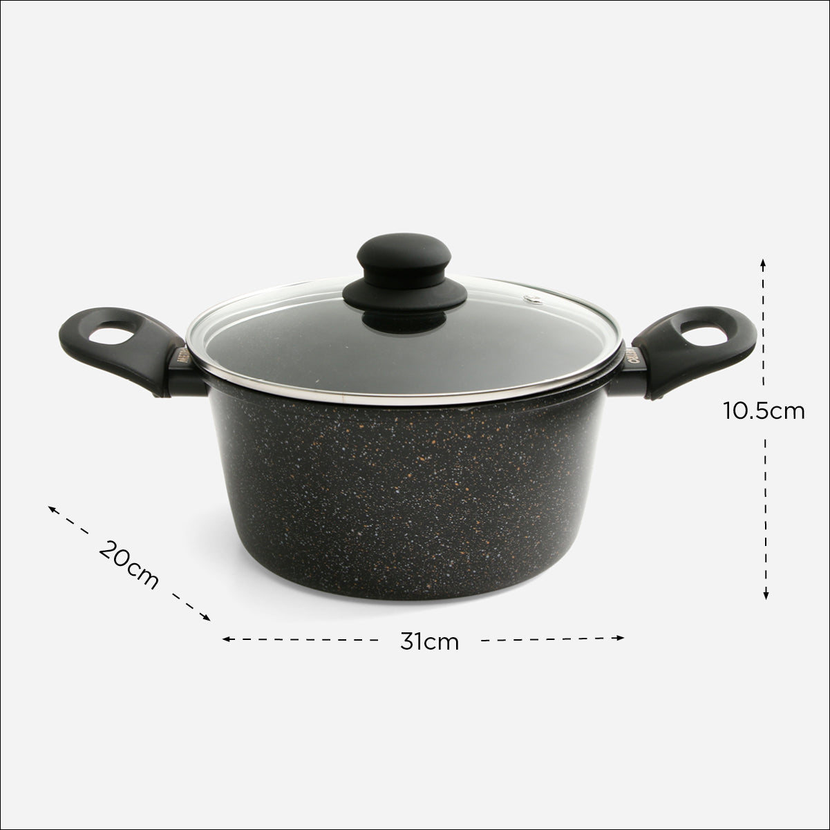 Metro Primera Stoneware Aluminum Dutch Oven - 20cm
