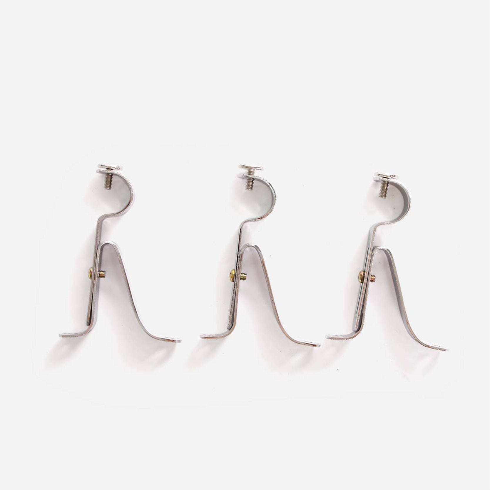 Domain Curtain Rod Wood (Silver) - 48-84in, 3/4 diameter