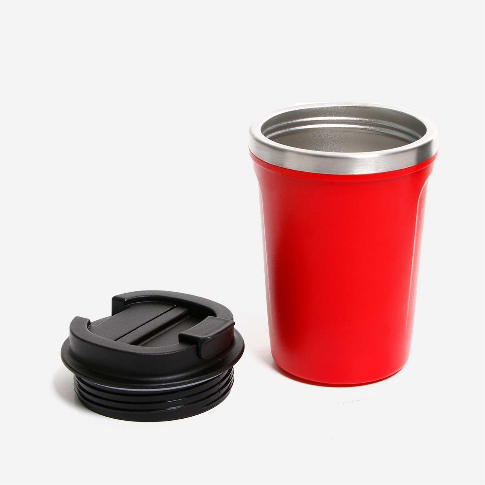 Atlantic Double Wall Tumbler Suction (Red)- 380ml