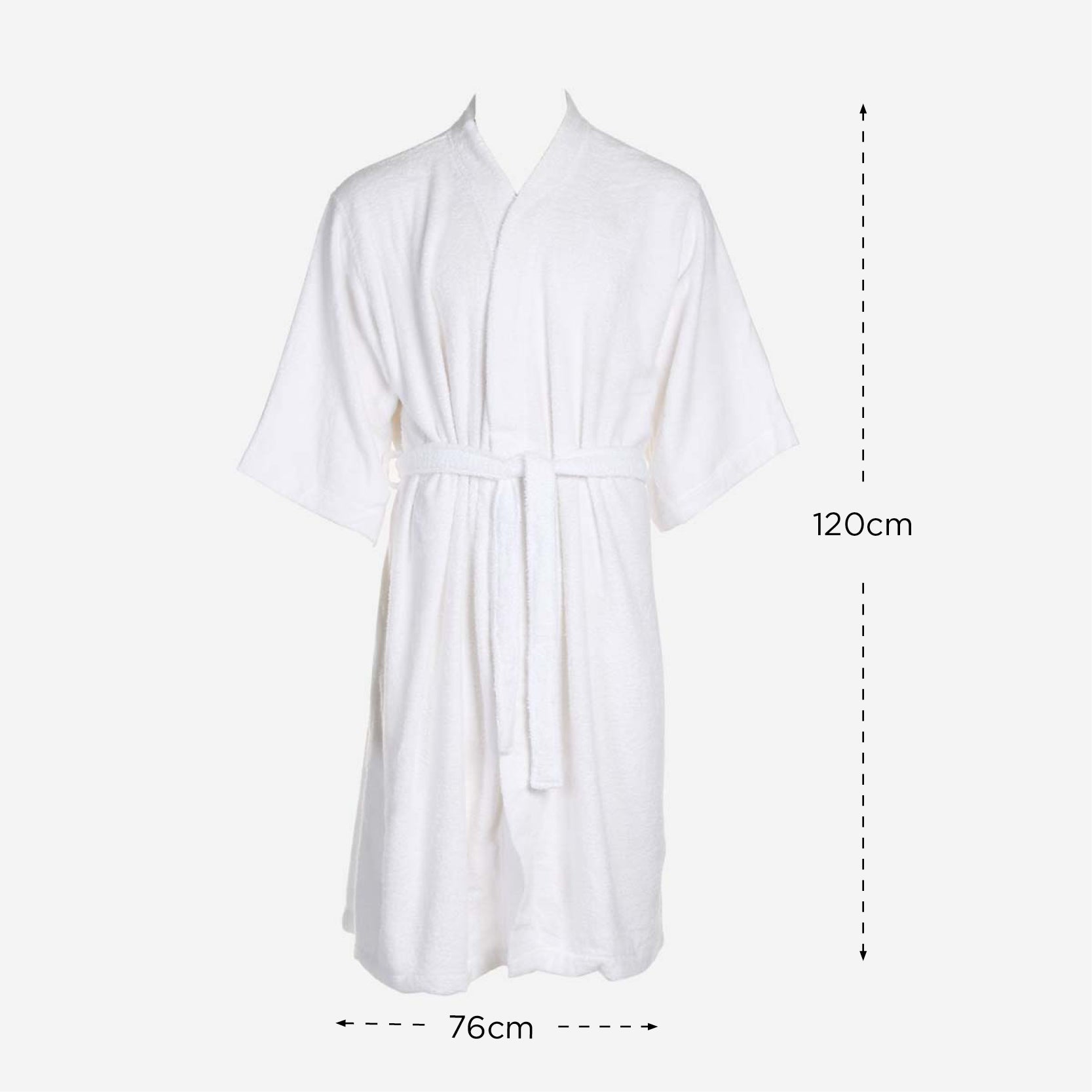 Canadian Free Size Bathrobe - White