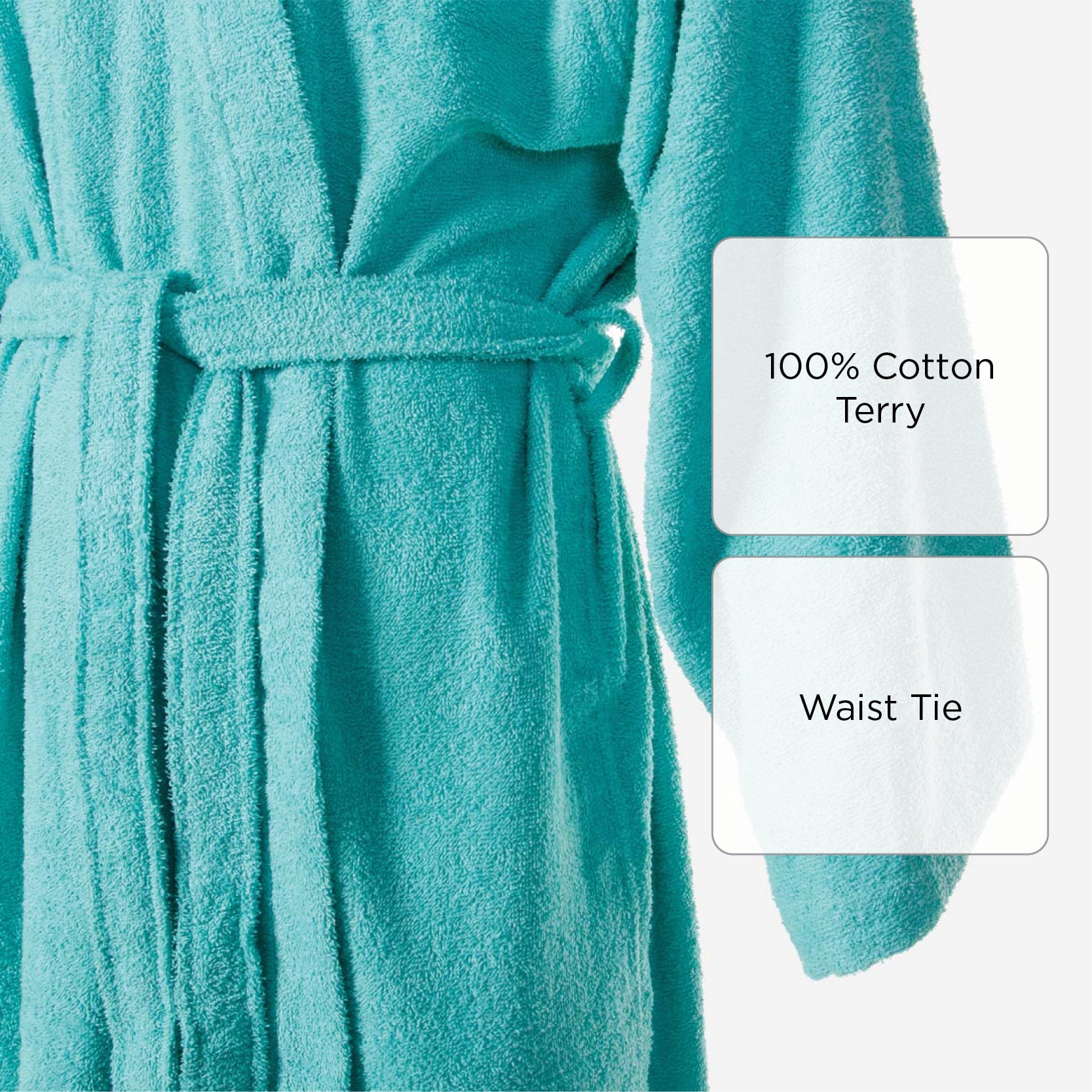 Canadian Free Size Bathrobe - Sea Spray