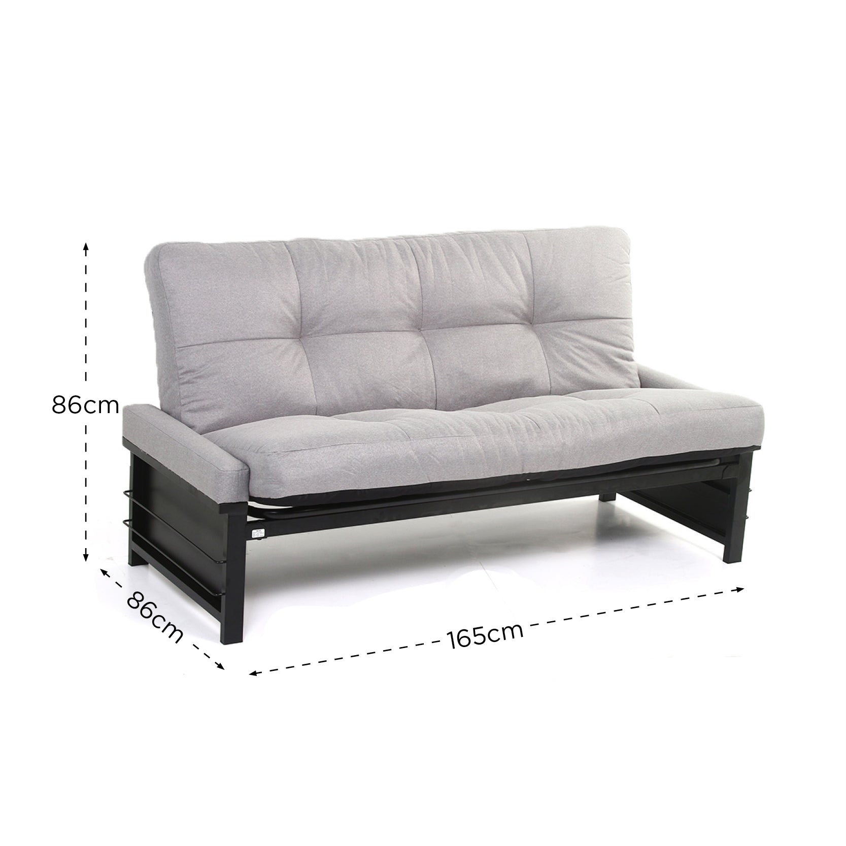 SM Home Class Fabric Sofabed - Gray