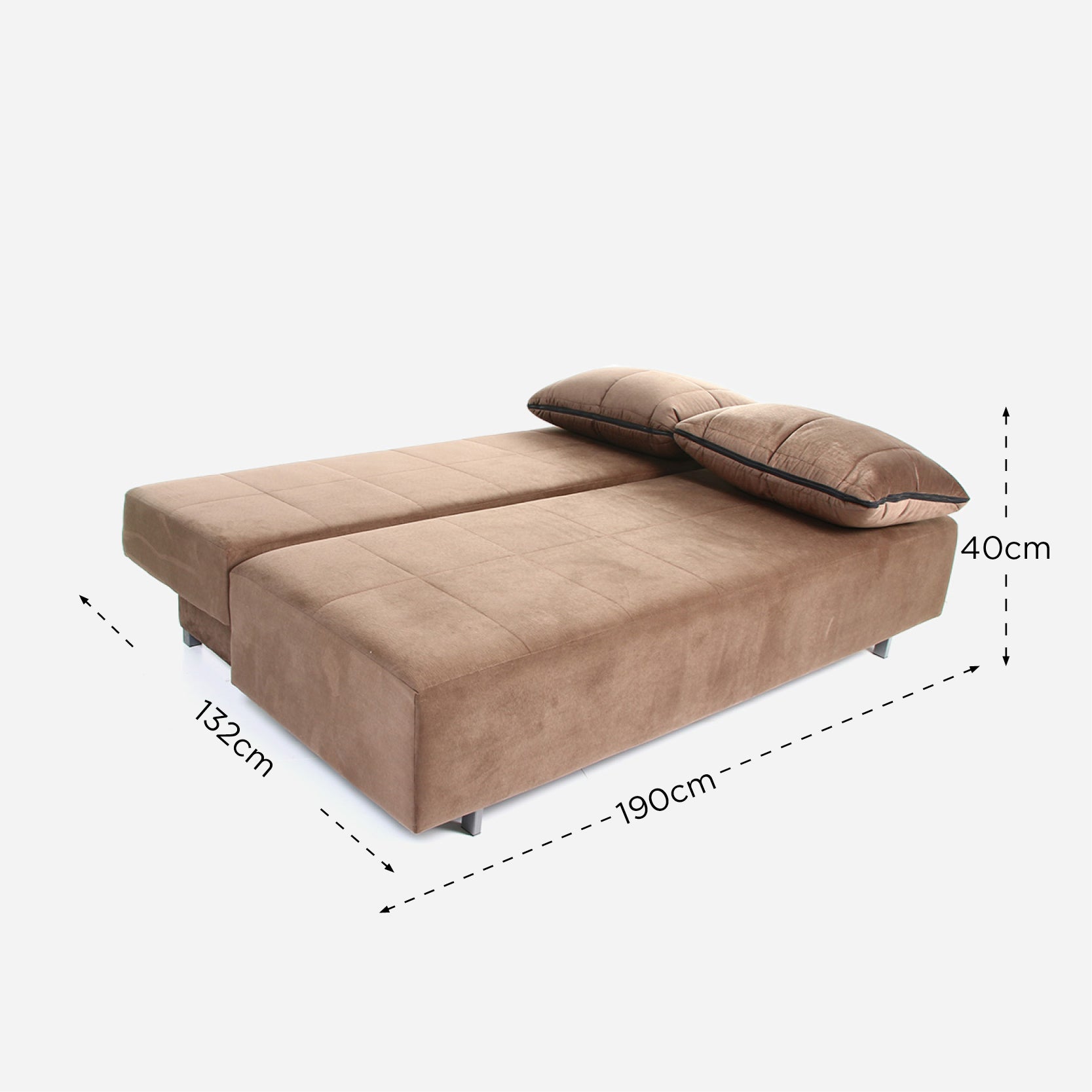 SM Home Clear Sofabed - Brown