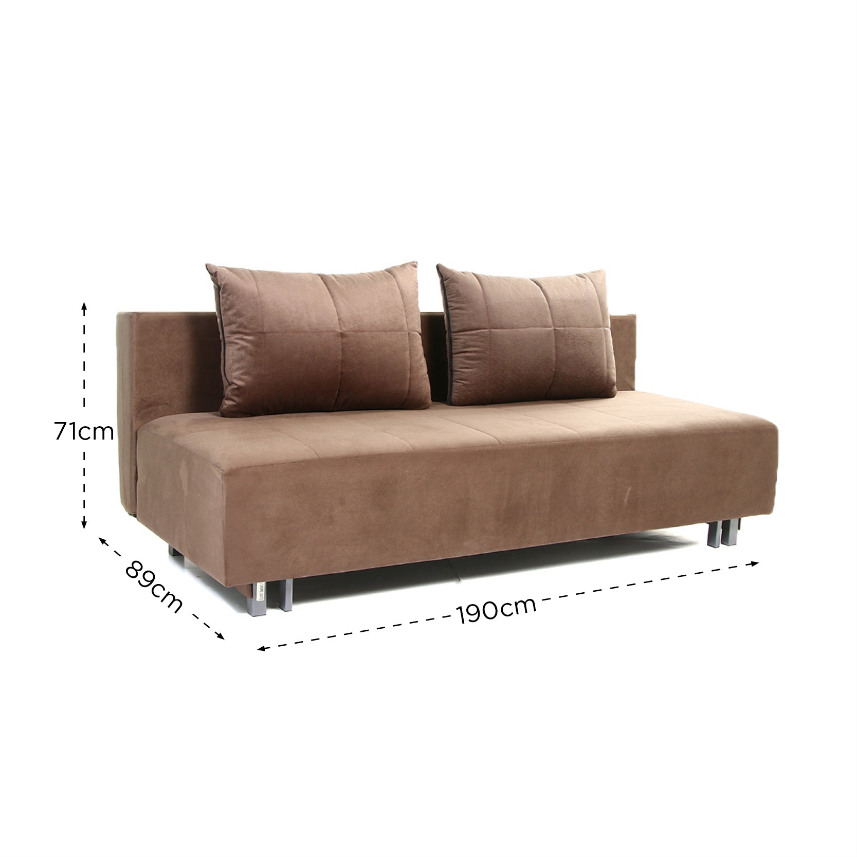 SM Home Clear Sofabed - Brown