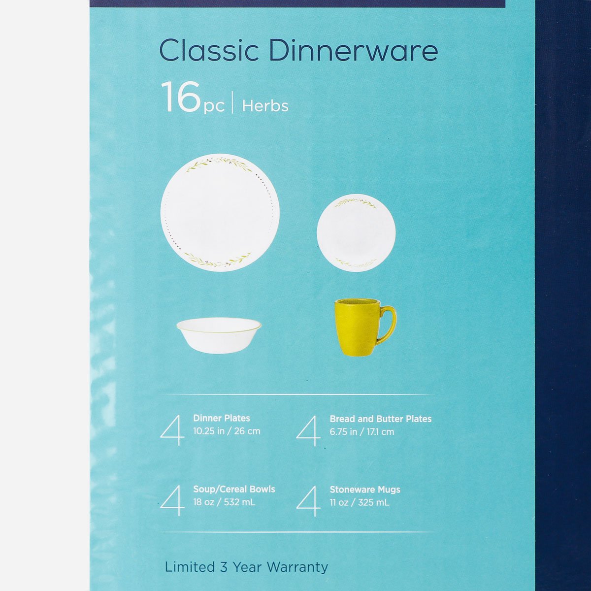 Corelle 16-Piece Dinnerware Set - Herbs