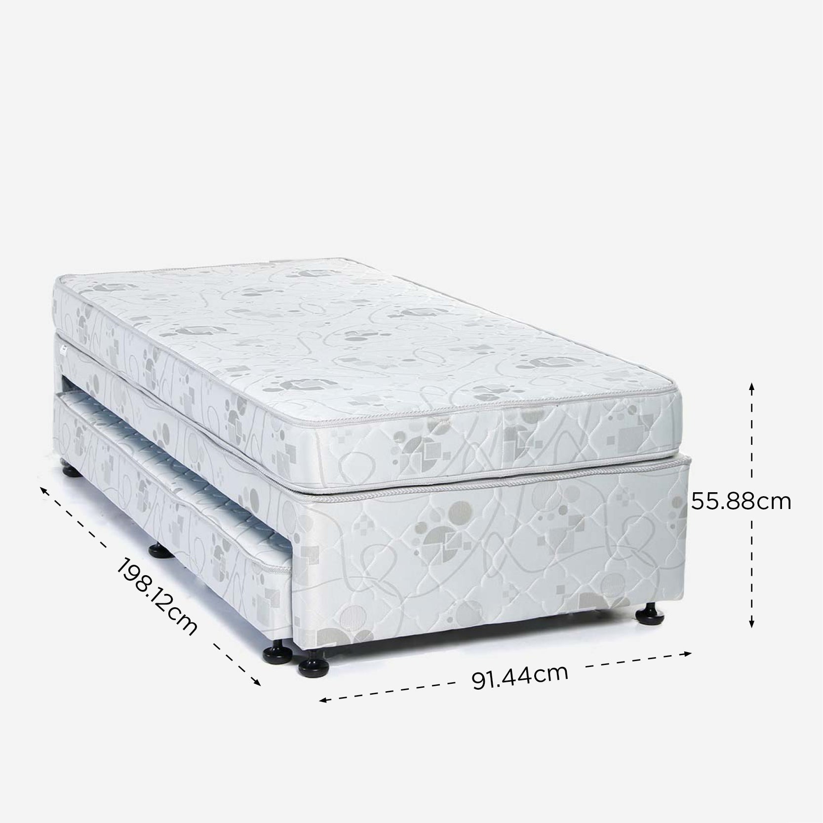 Uratex Elan Trundle Bed - 21x36x78