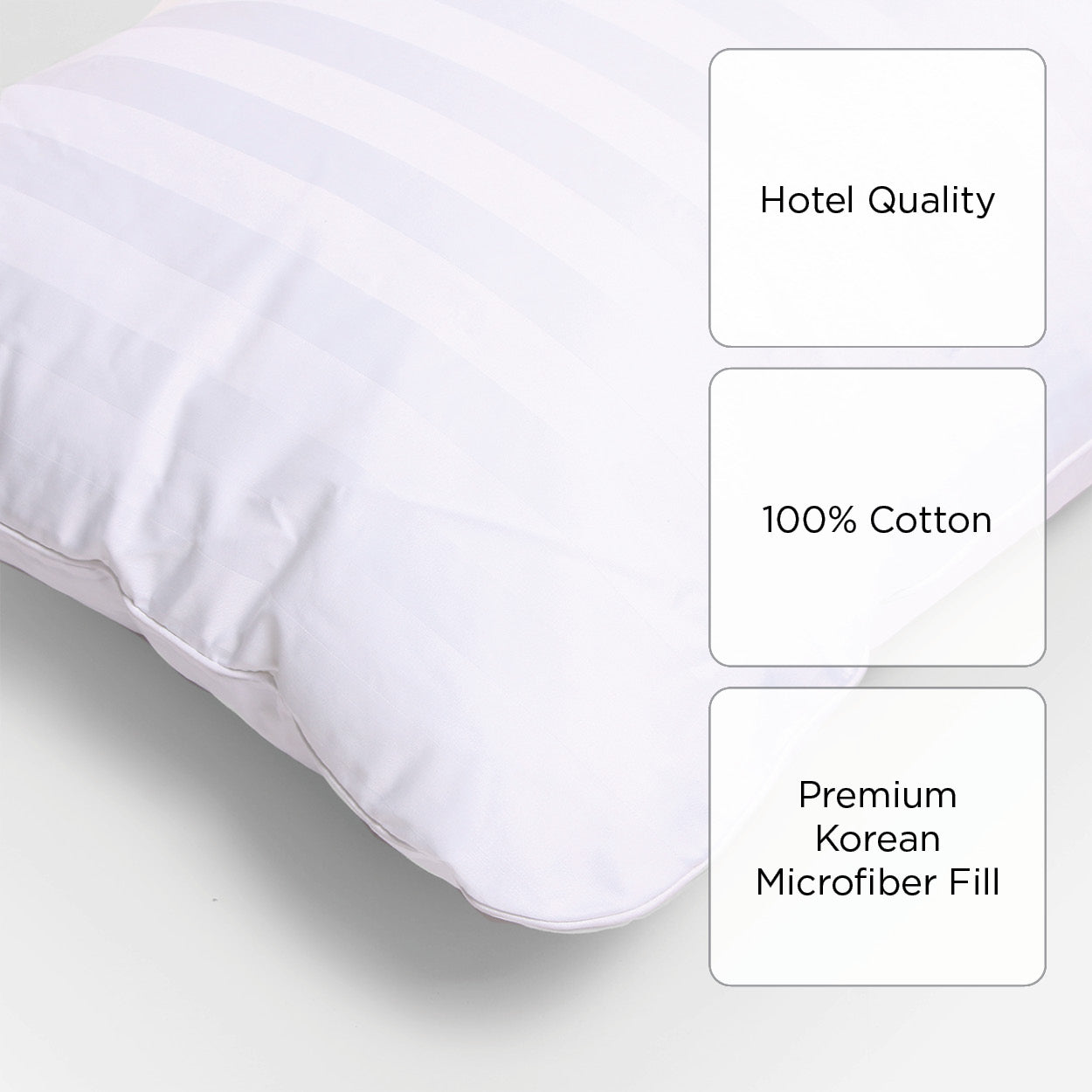 Kingston 1-piece Vacuum Pillow - King