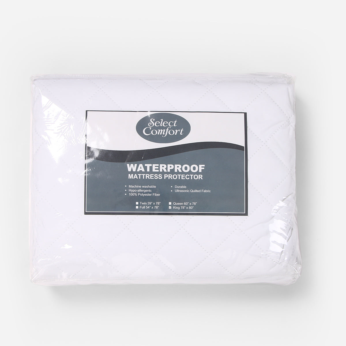 Select Comfort Waterproof Mattress Protector - Full