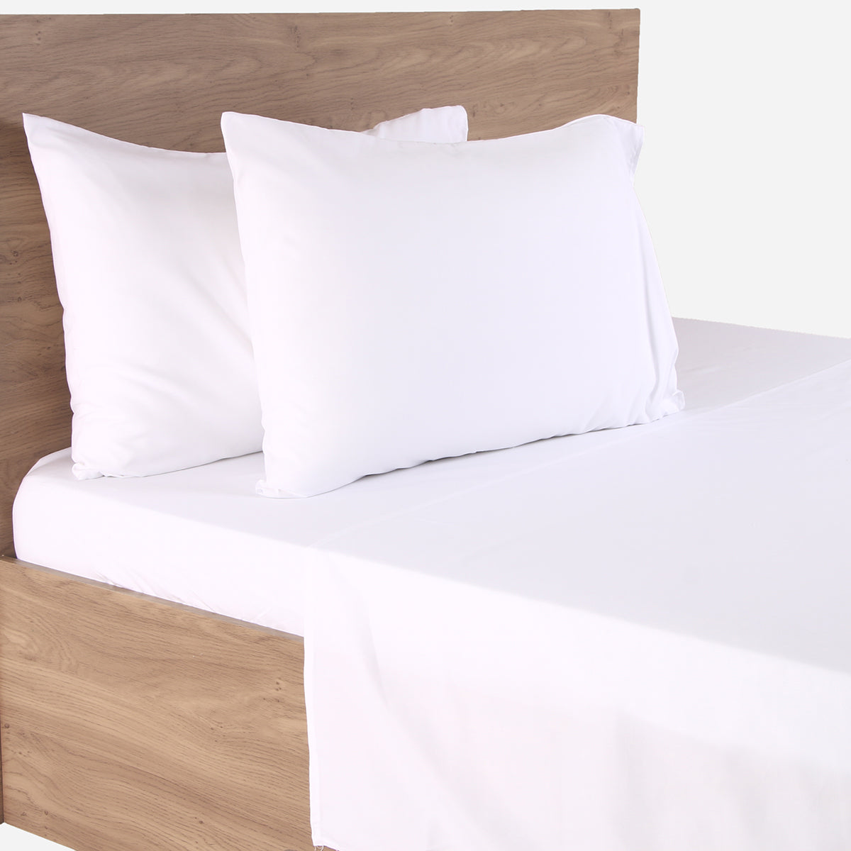 Hosh 4-Piece Full Size Bedsheet Set - White