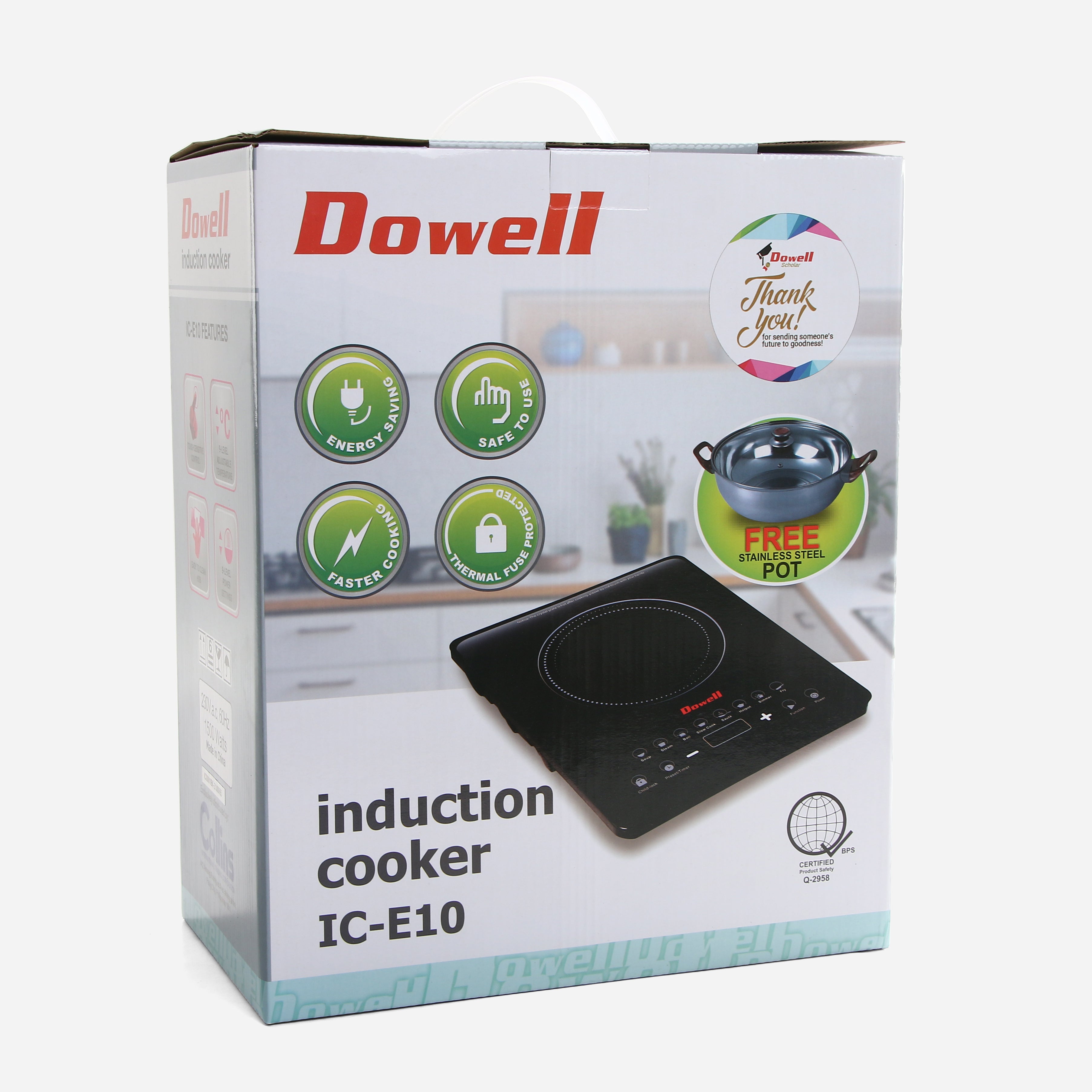 Dowell Induction Cooker 10ICE10 - Black