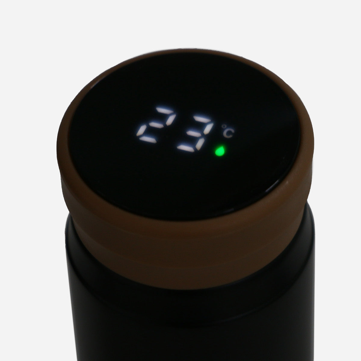 Atlantic Double Wall Bottle With Temperature VF51462 (Black) - 280ml.