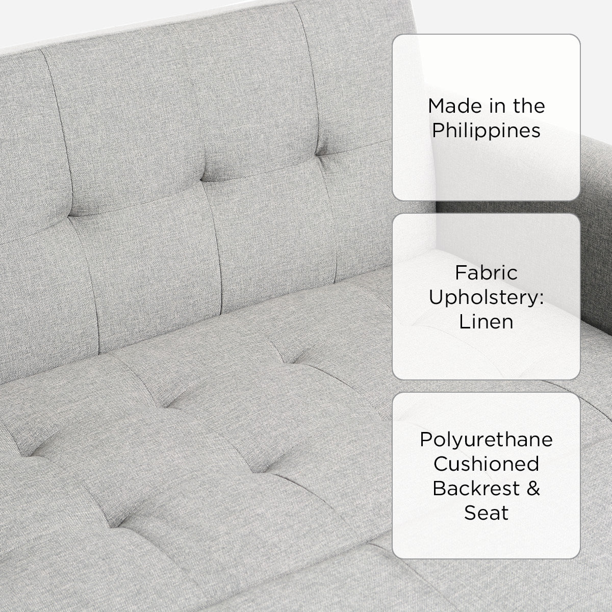 SM Home Acclaim Sofabed - Gray