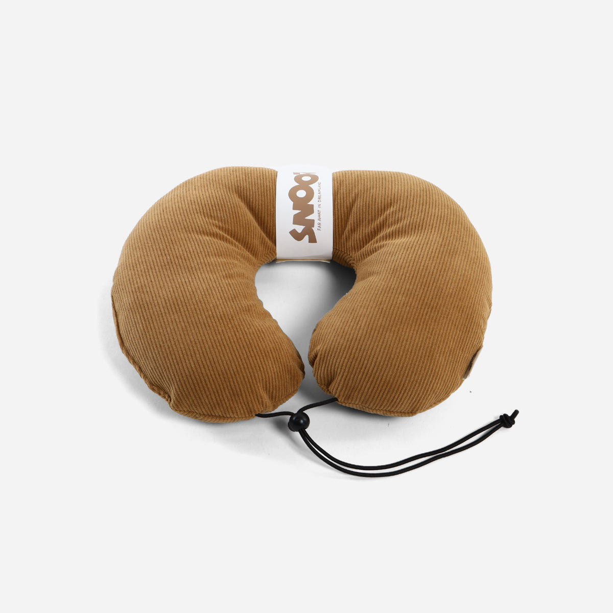 SM Home Corduroy Neck Pillow (Beige) - 14x12in