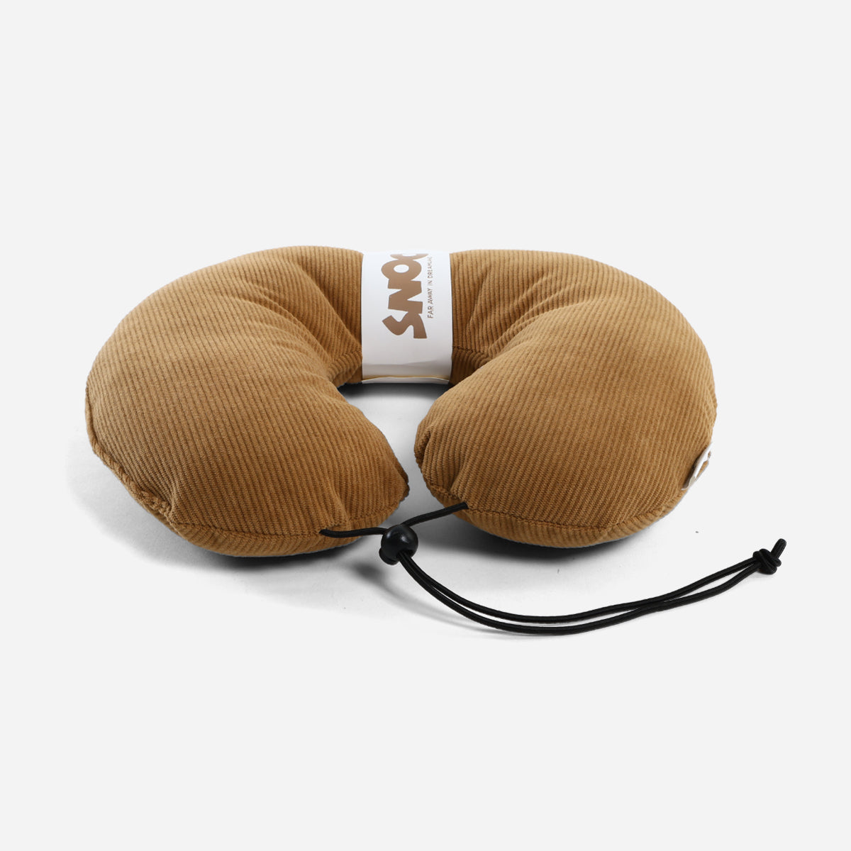 SM Home Corduroy Neck Pillow (Beige) - 14x12in