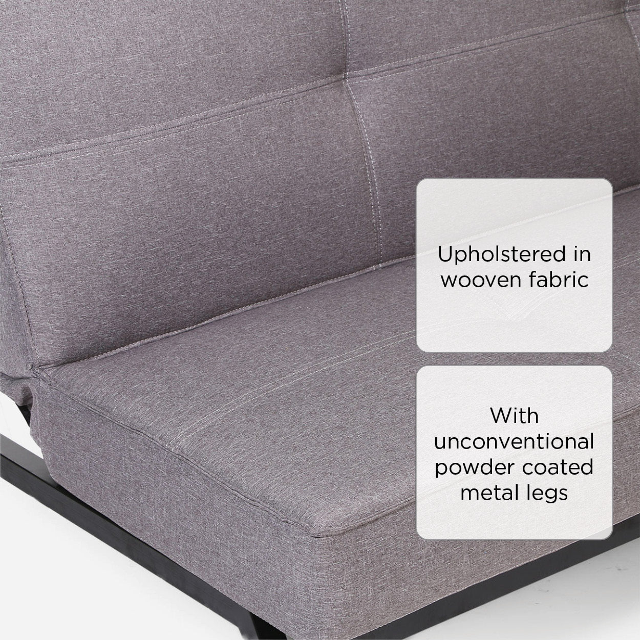 SM Home Crowne Sofabed - Light Gray
