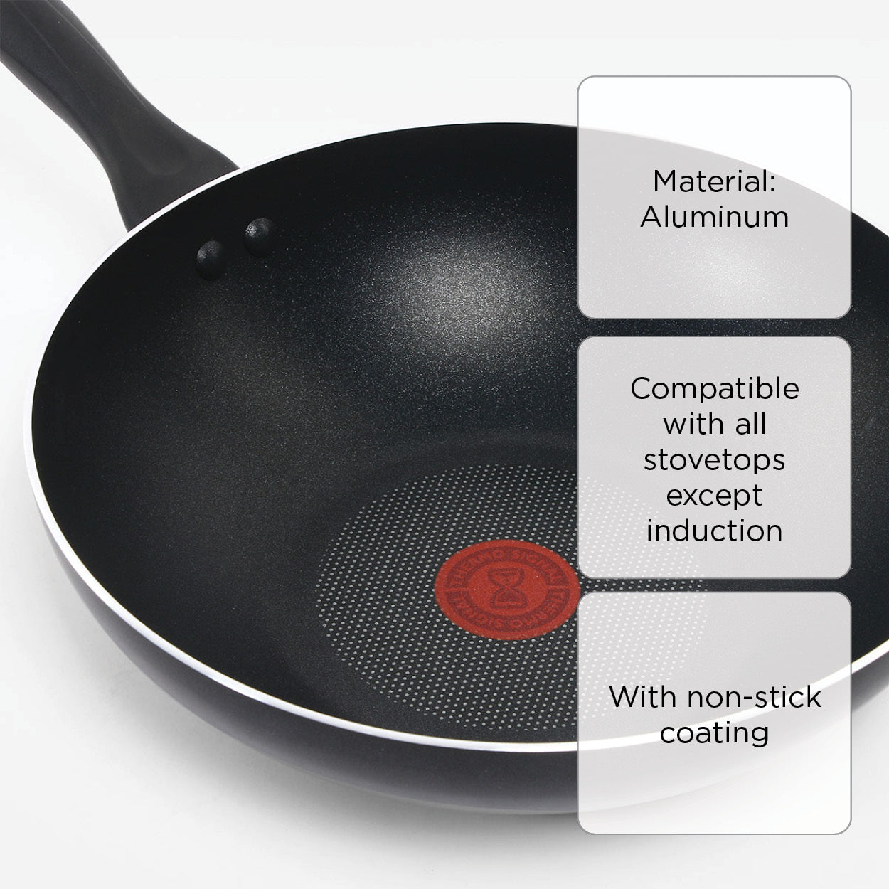 Tefal Cook N Clean Wok With LidÊTFCNCB2257295 - 28cm