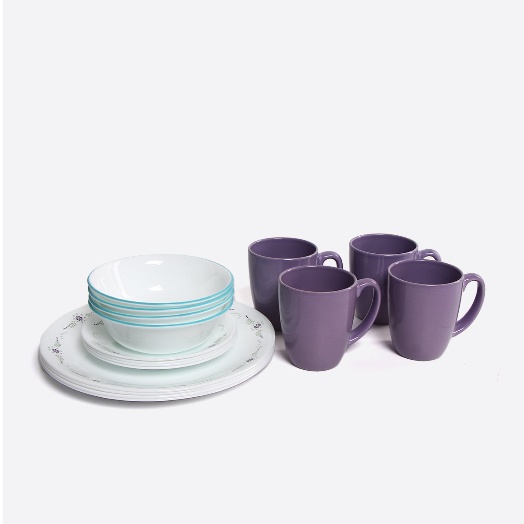 Corelle 16-Piece Classic Dinnerware Set - English Garden