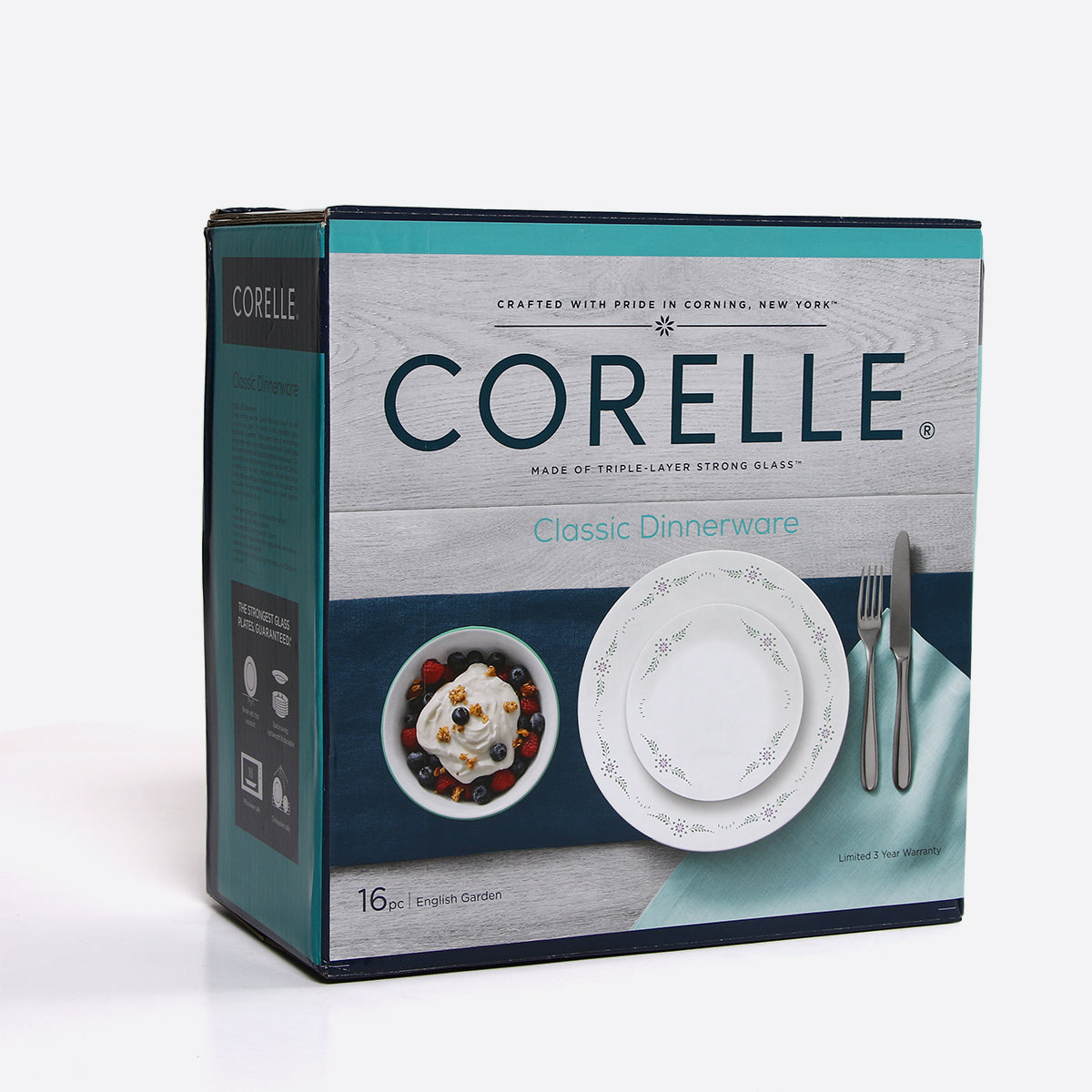 Corelle 16-Piece Classic Dinnerware Set - English Garden