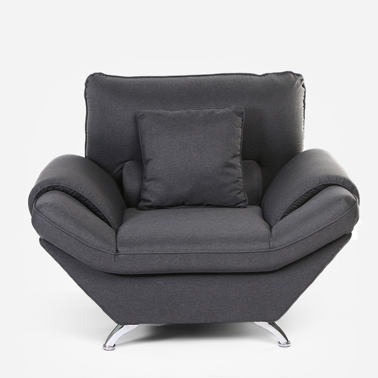 SM Home Delight 1-Seater 2511-16 sofa - Tanya Graphite (Denim)