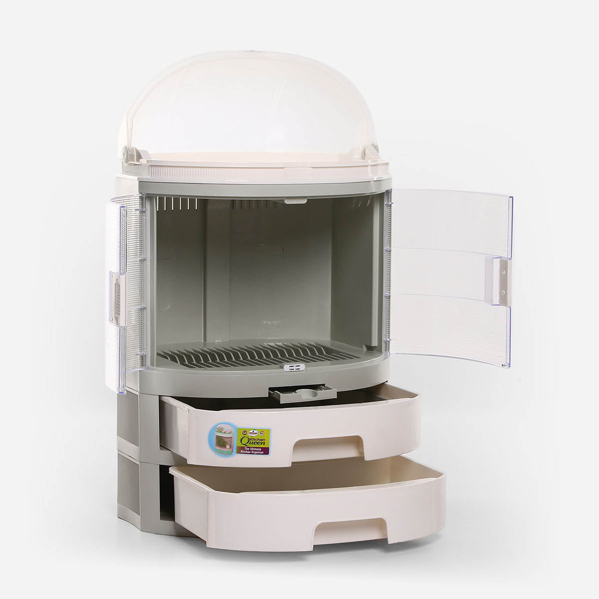 Orocan Queen Kitchen Cabinet ESL8727NT (White) -2L