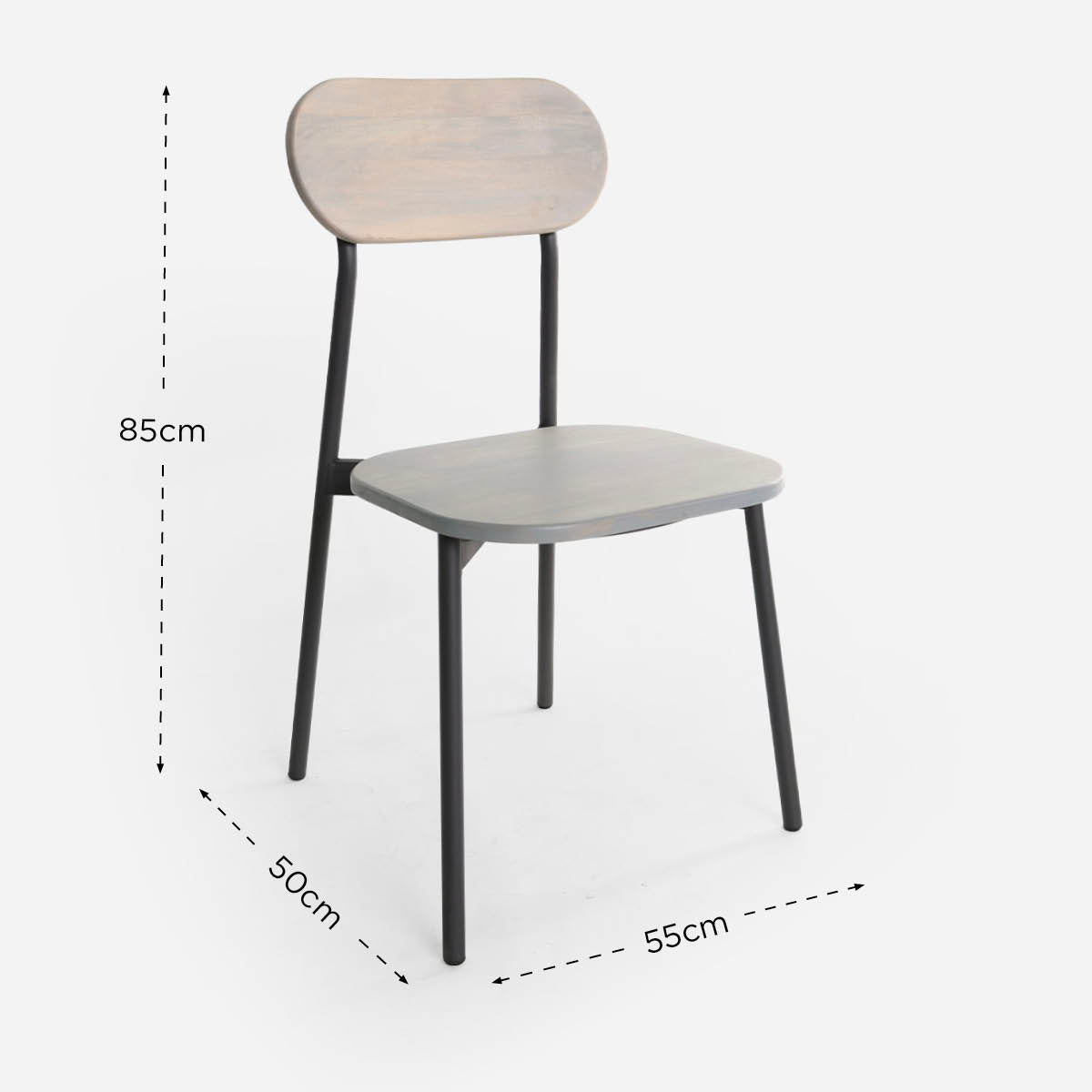SM Home Facile Dining Chair - Gray Wash