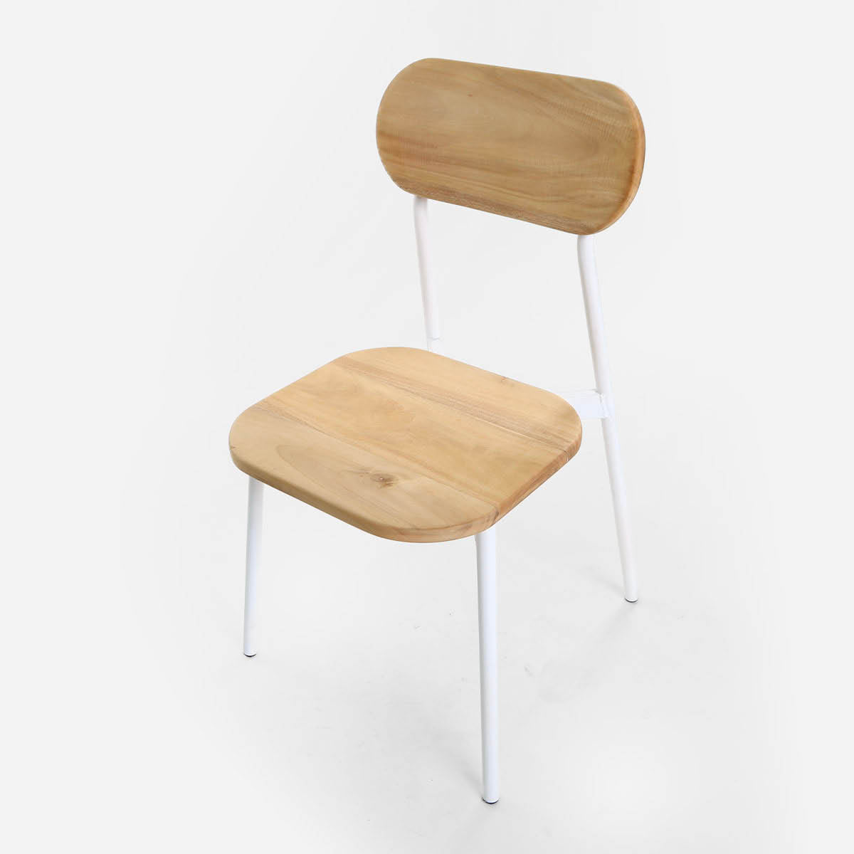 Facile Dining Chair - Natural/White