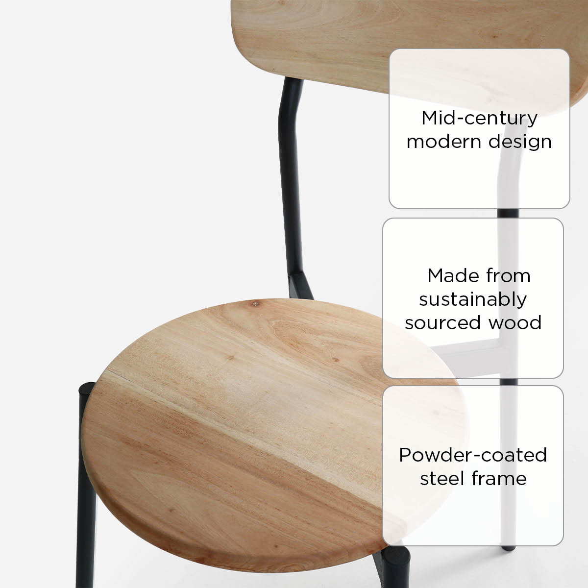 SM Home Fame Dining Chair - Beech