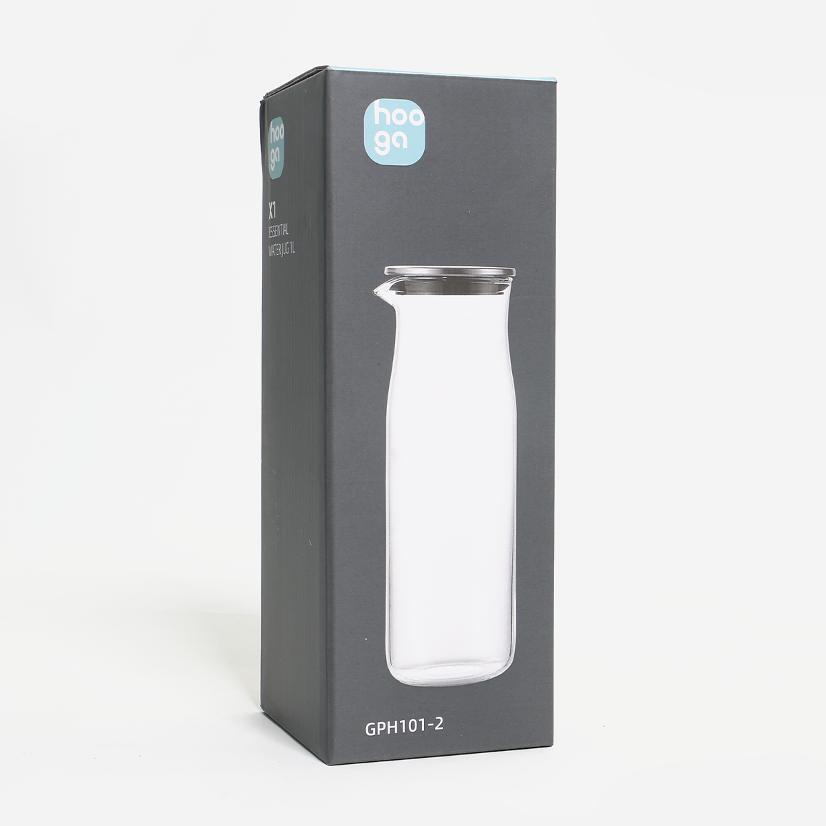 Hooga Wyeth Water Pitcher with Stainless Steel Lid - 1L